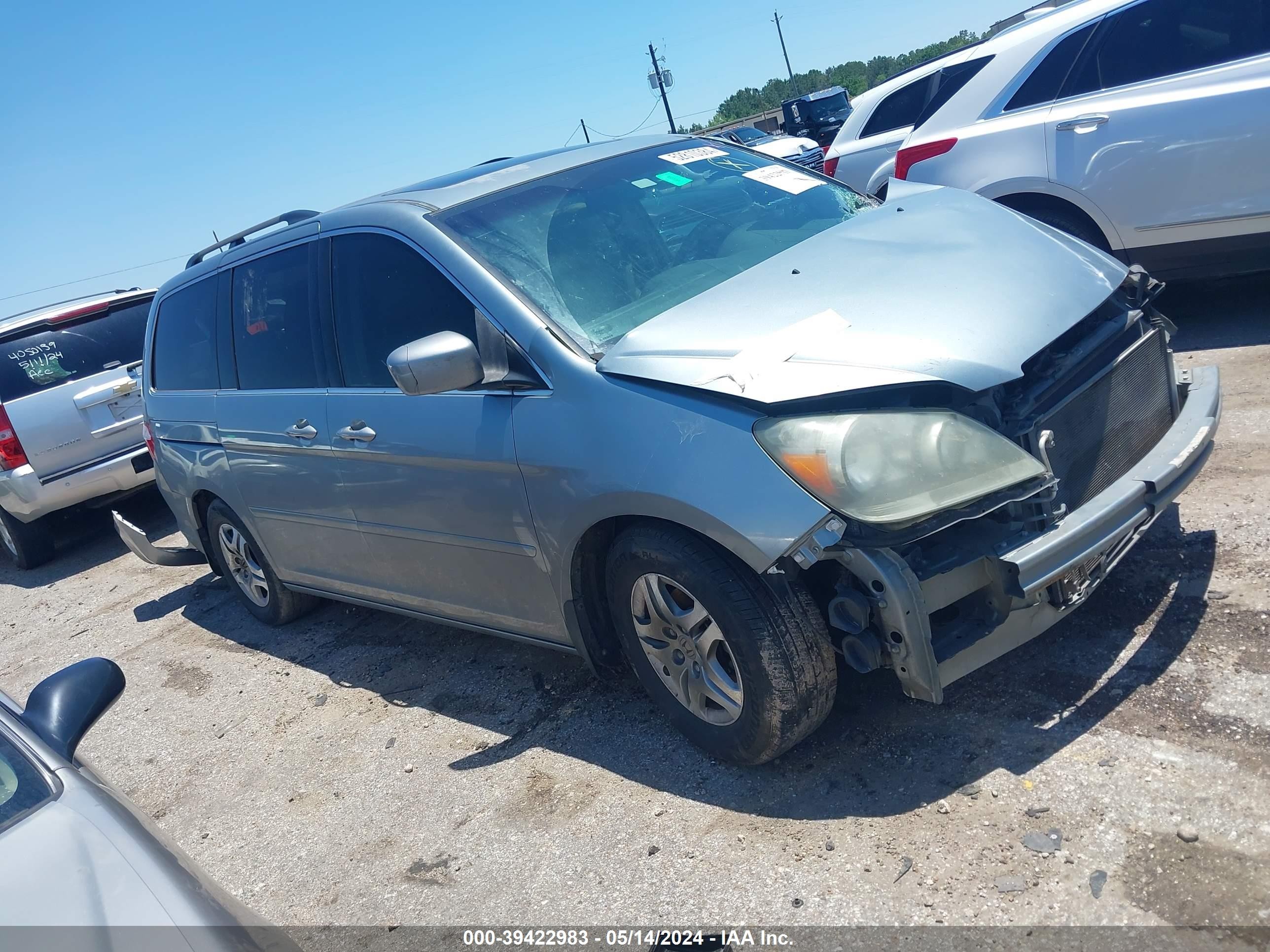 HONDA ODYSSEY 2007 5fnrl38637b098946