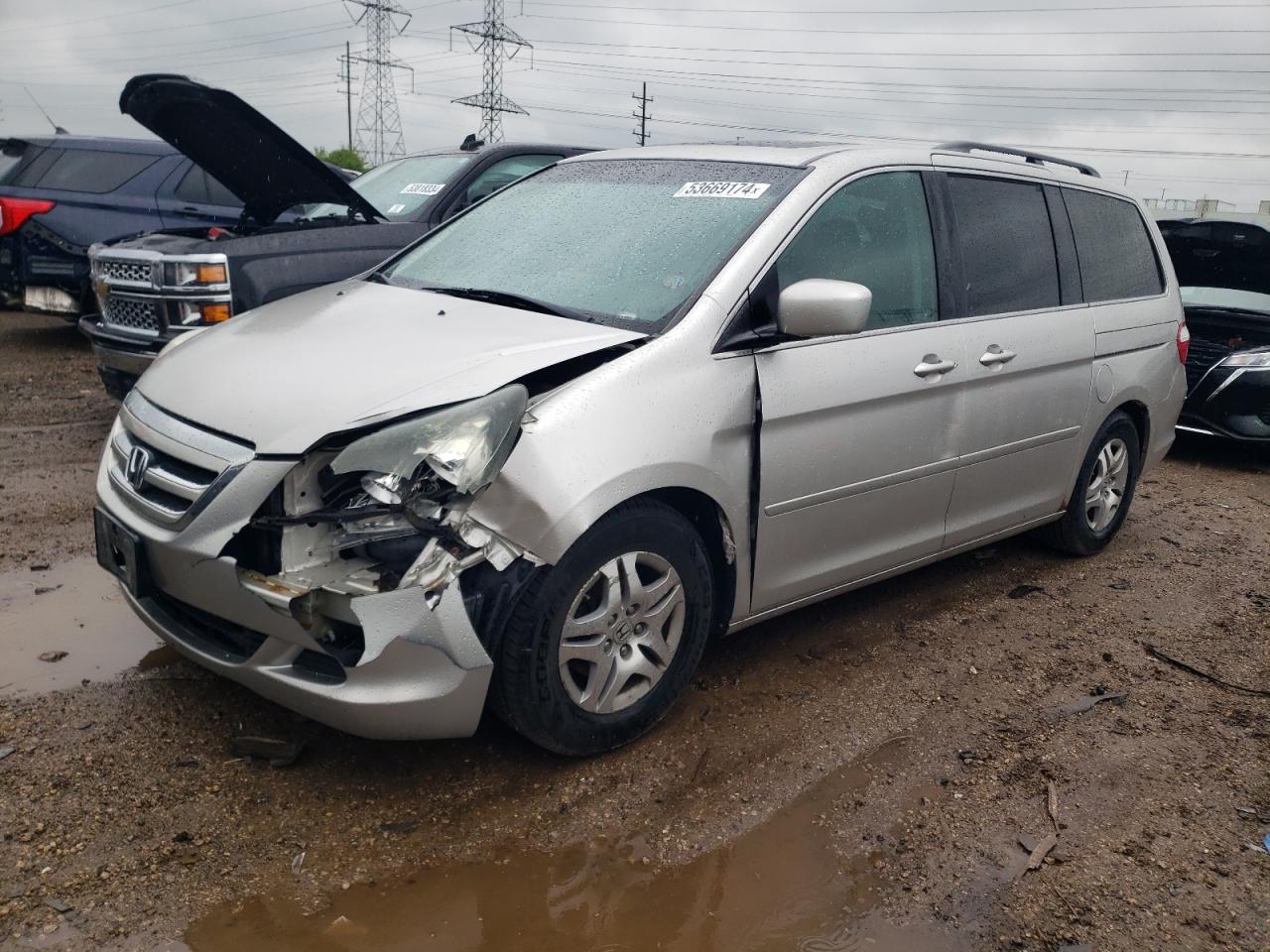 HONDA ODYSSEY 2007 5fnrl38637b424146