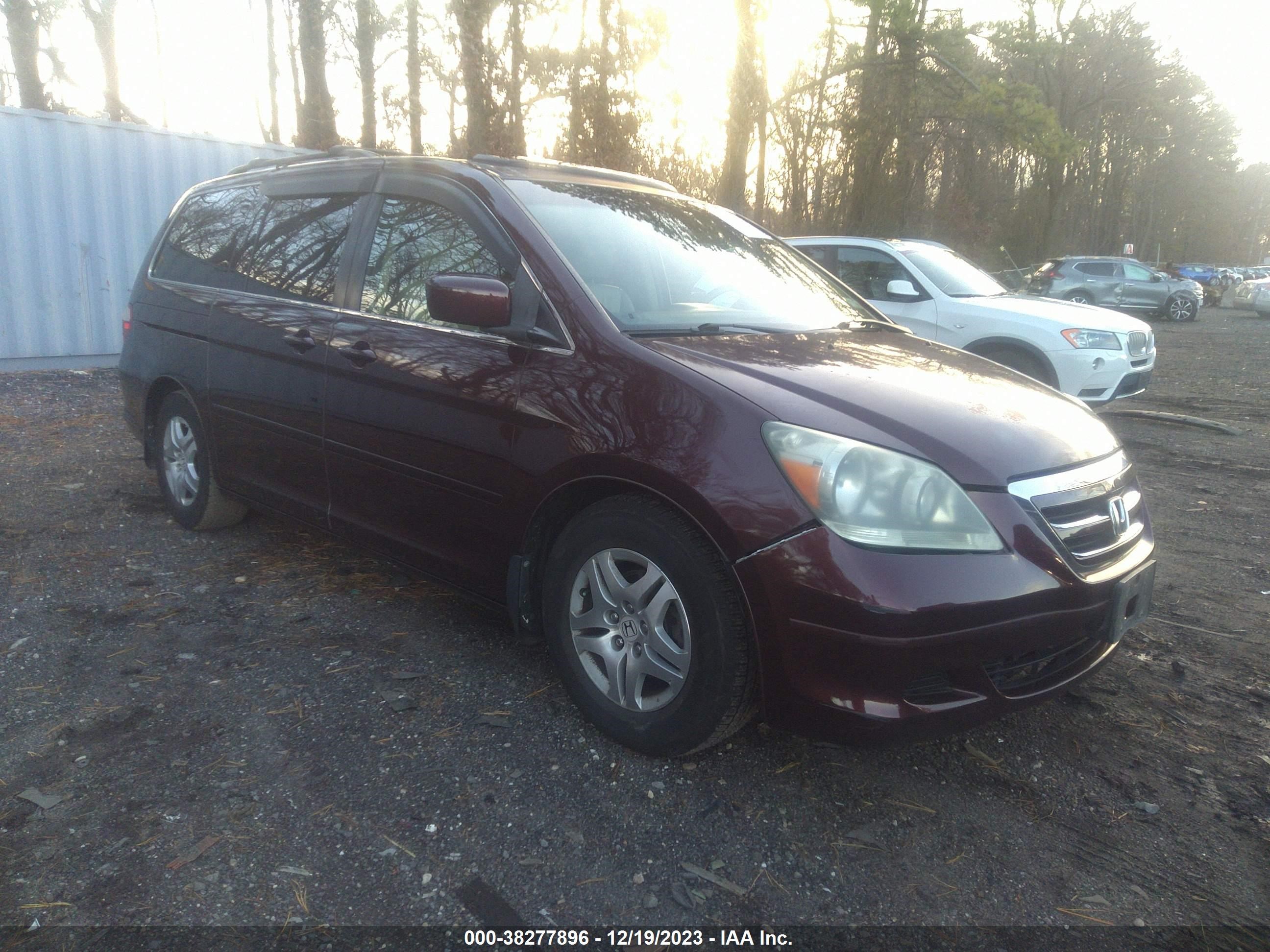 HONDA ODYSSEY 2007 5fnrl38637b453792