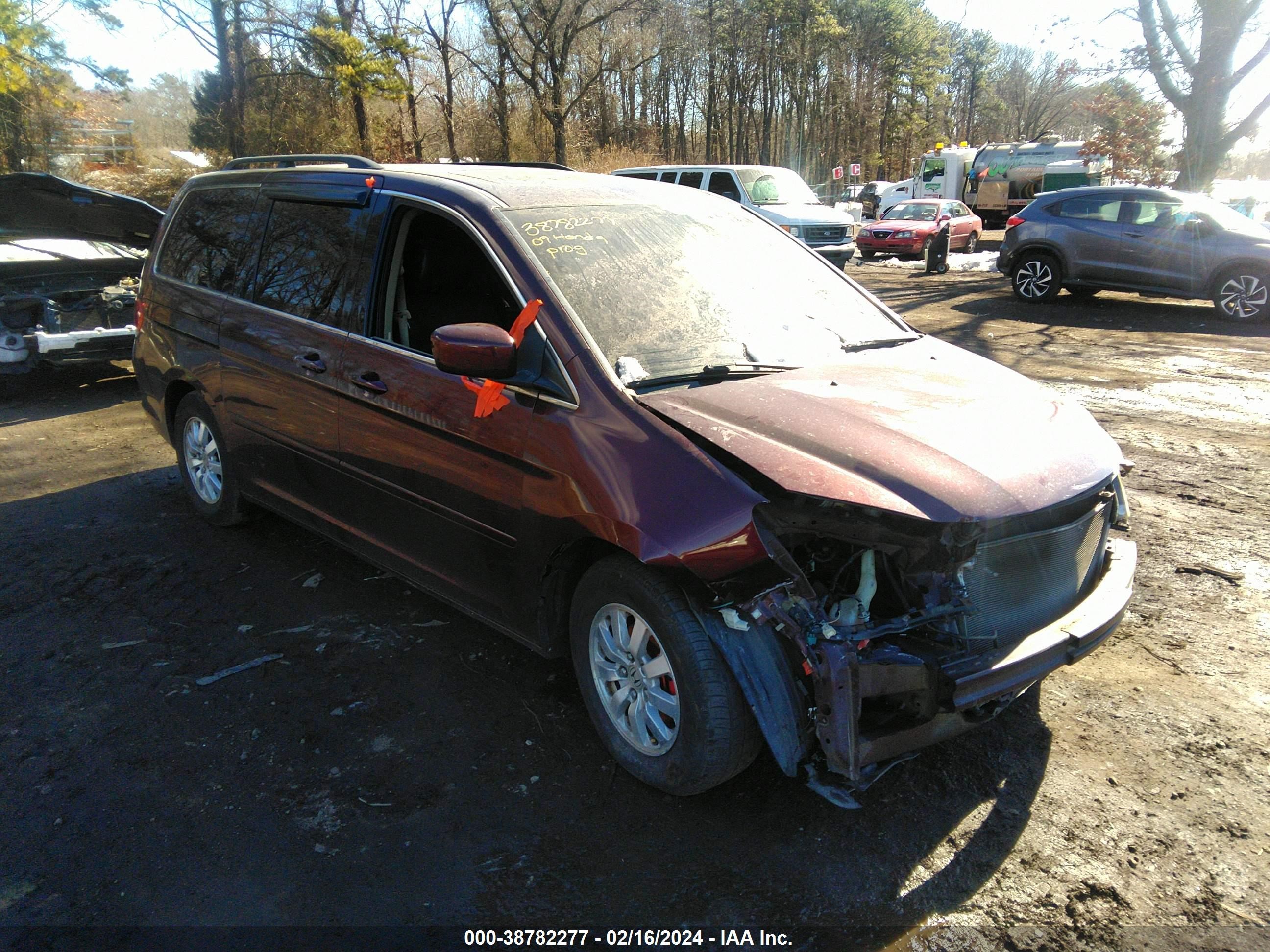 HONDA ODYSSEY 2009 5fnrl38639b405227