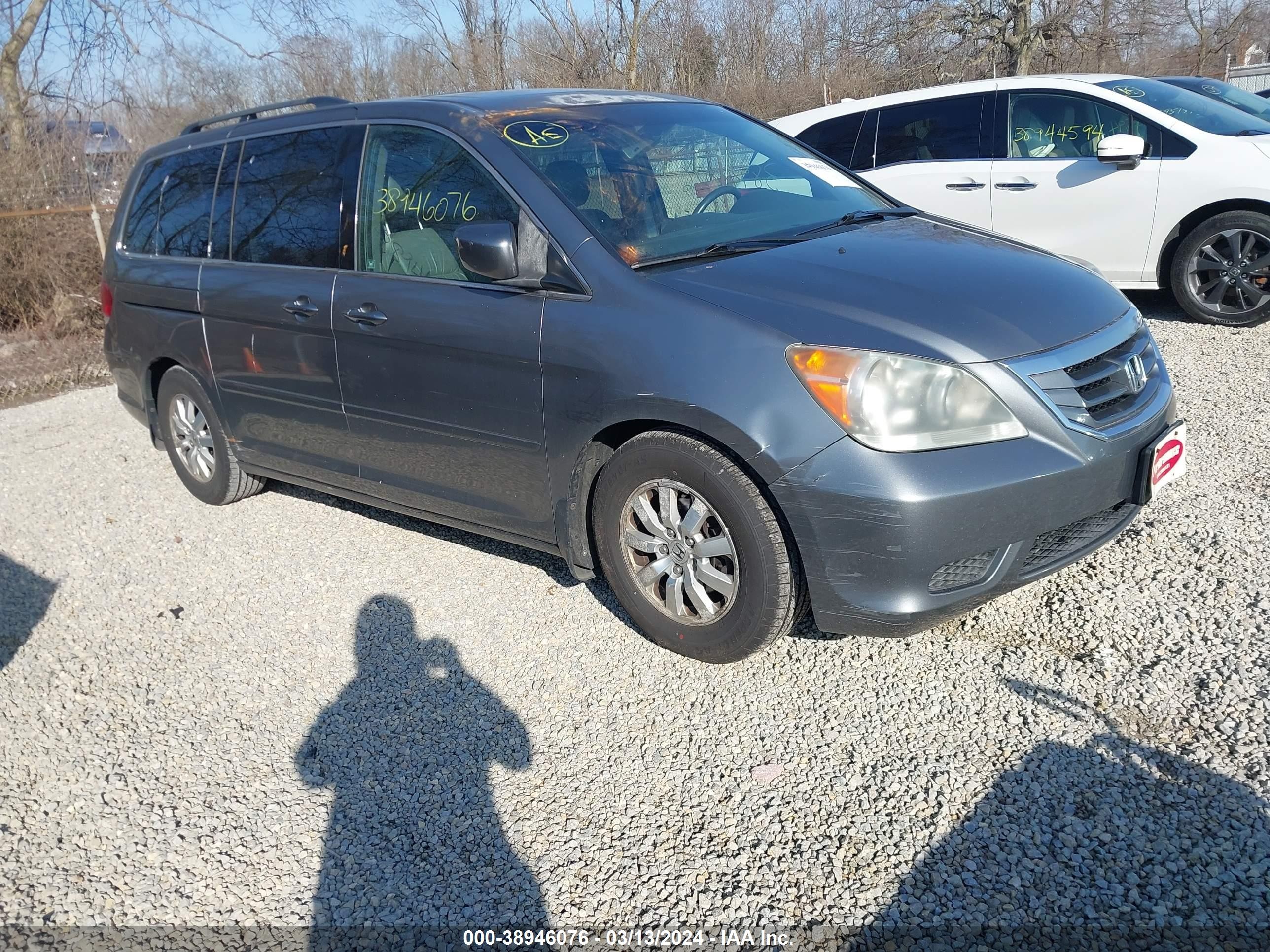 HONDA ODYSSEY 2009 5fnrl38639b407544