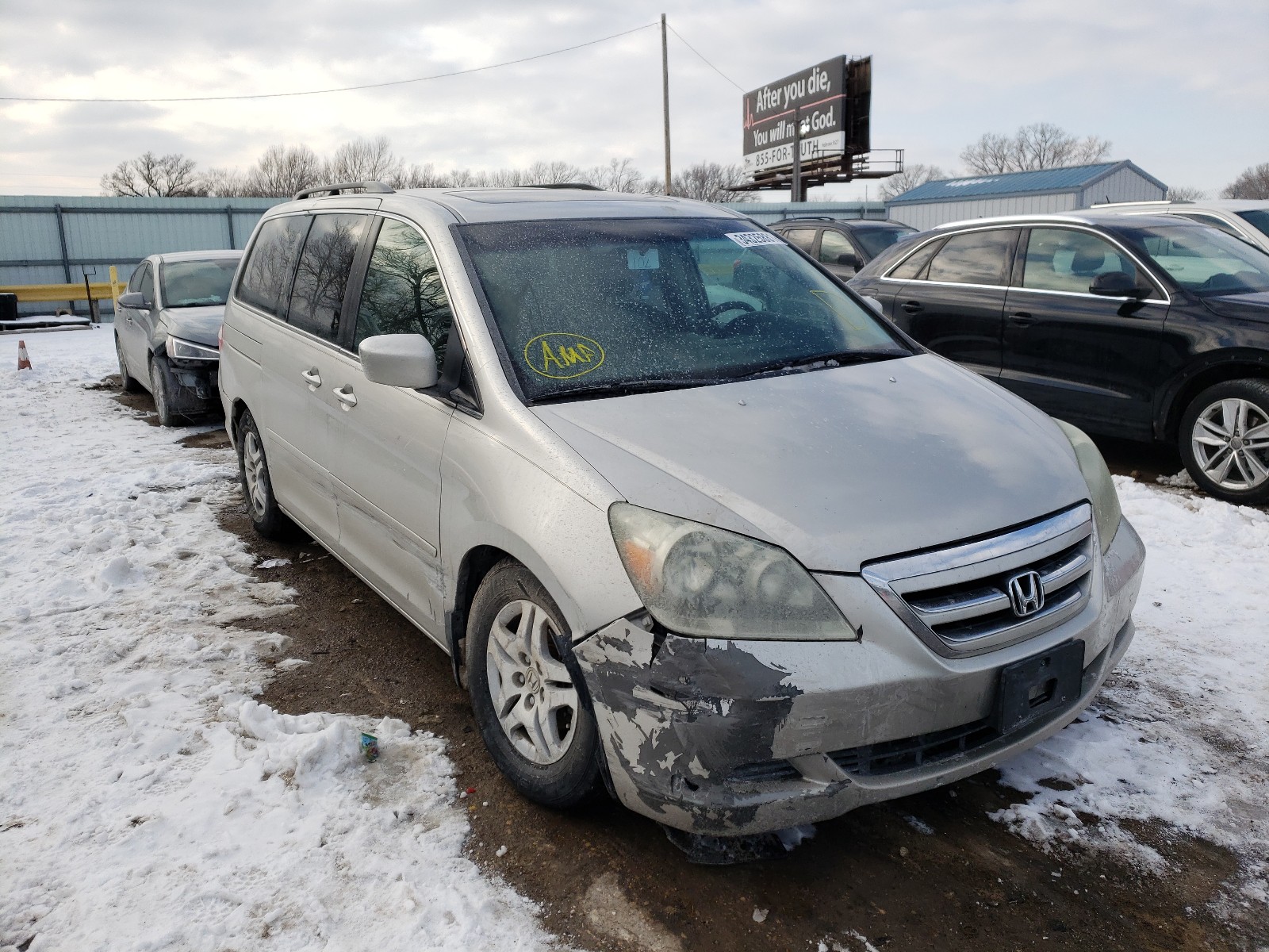 HONDA ODYSSEY EX 2005 5fnrl38645b027591