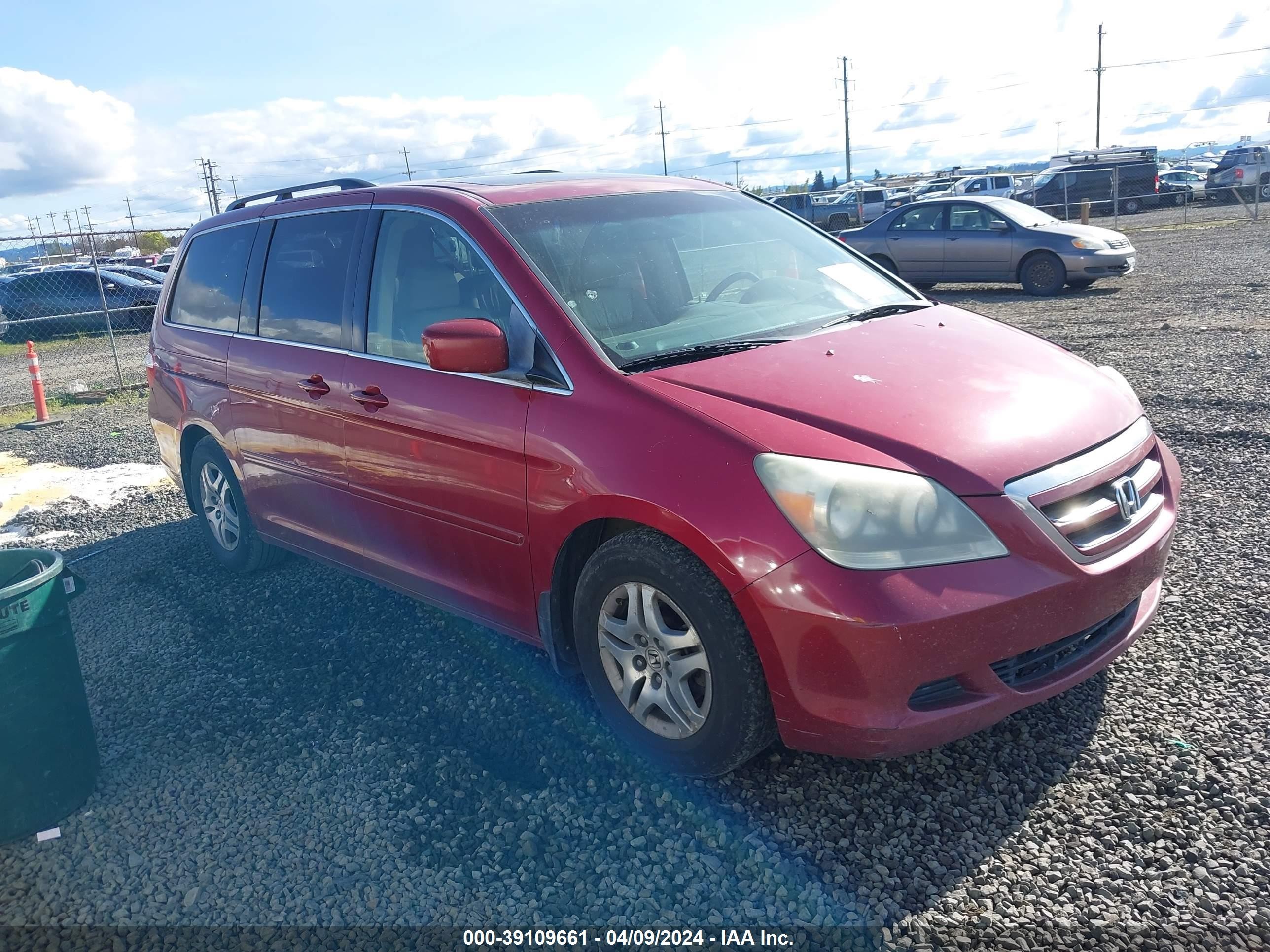 HONDA ODYSSEY 2006 5fnrl38646b038754