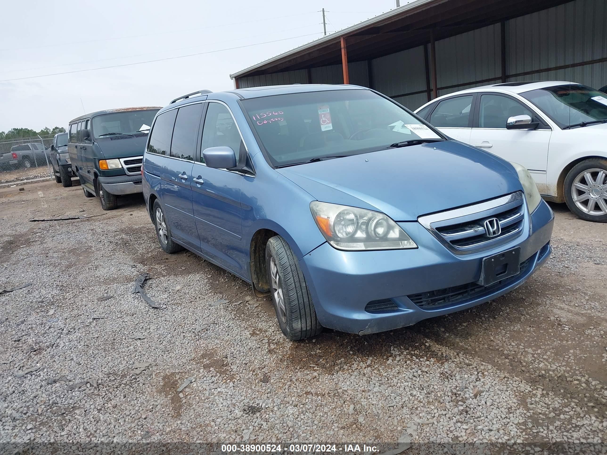 HONDA ODYSSEY 2006 5fnrl38646b115560