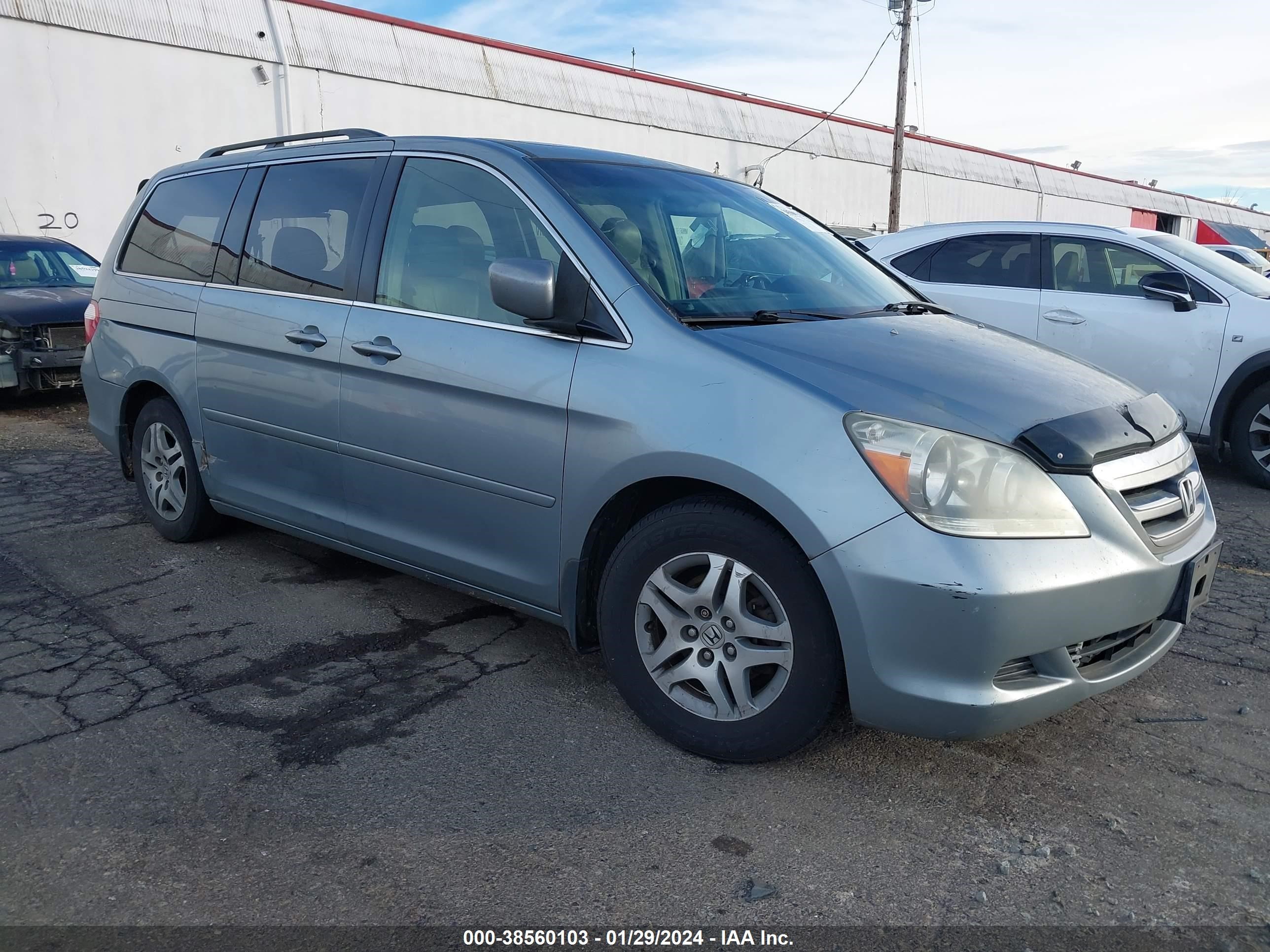 HONDA ODYSSEY 2006 5fnrl38646b124758