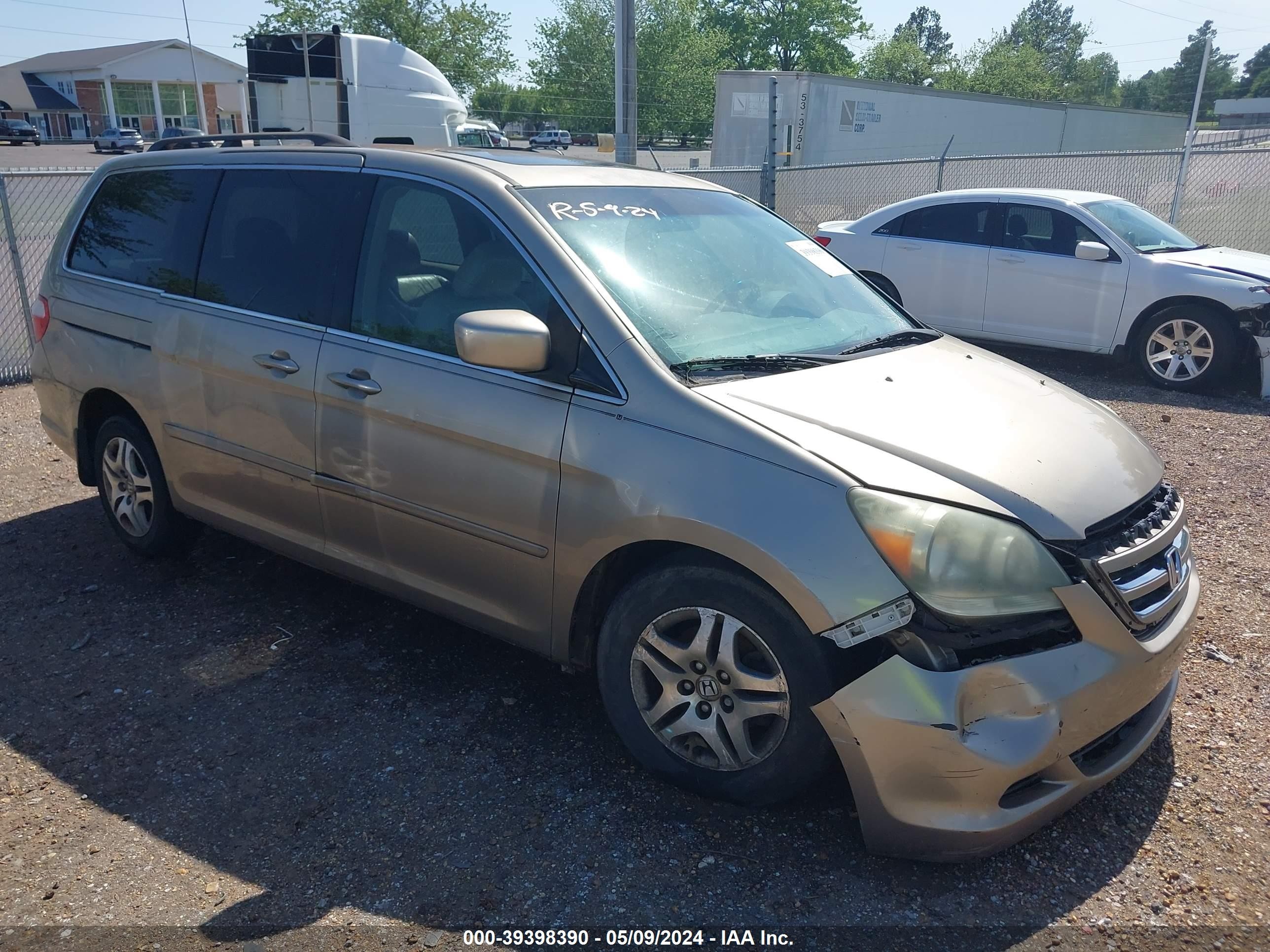 HONDA ODYSSEY 2006 5fnrl38646b404289