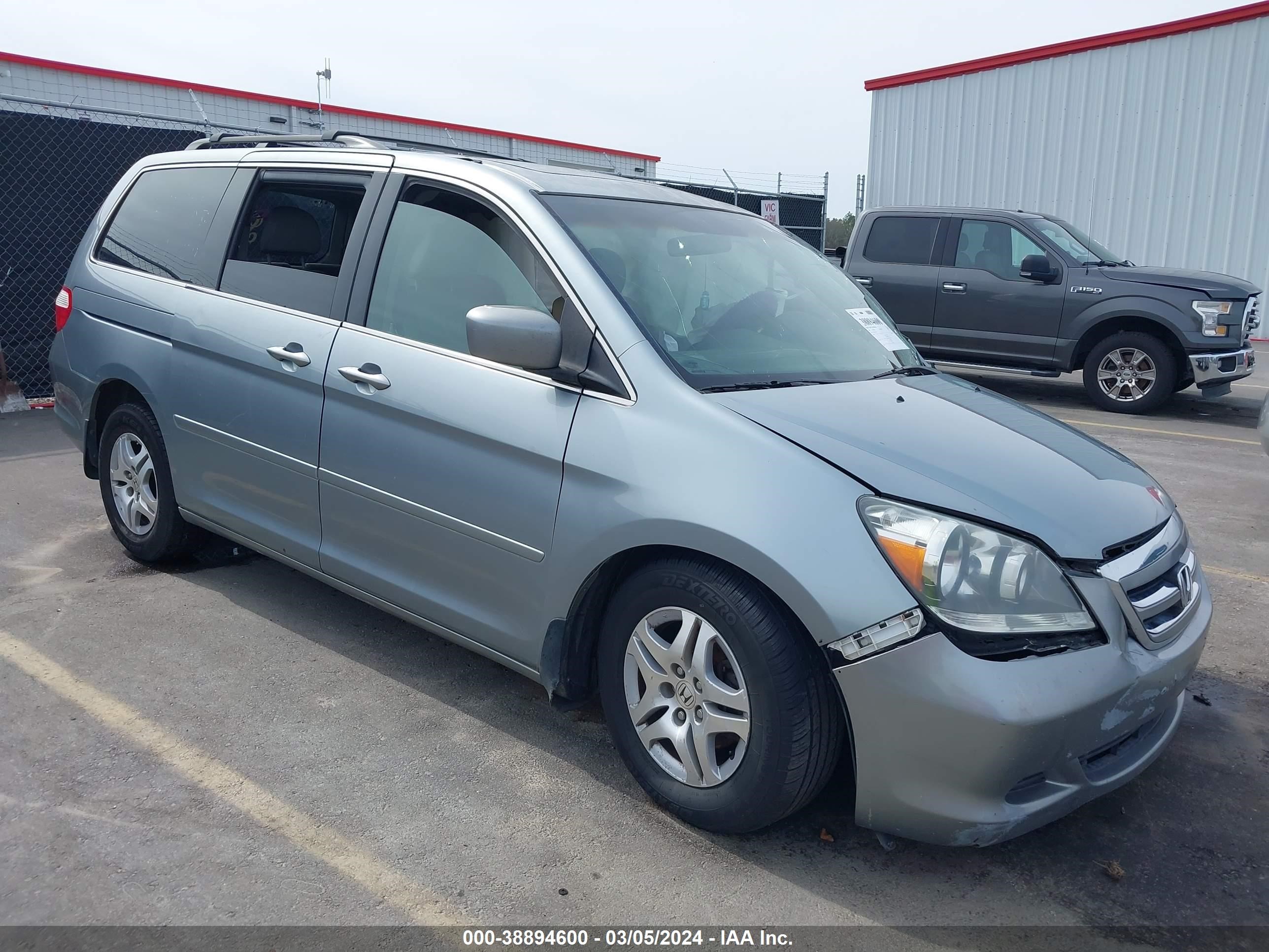 HONDA ODYSSEY 2007 5fnrl38647b077717