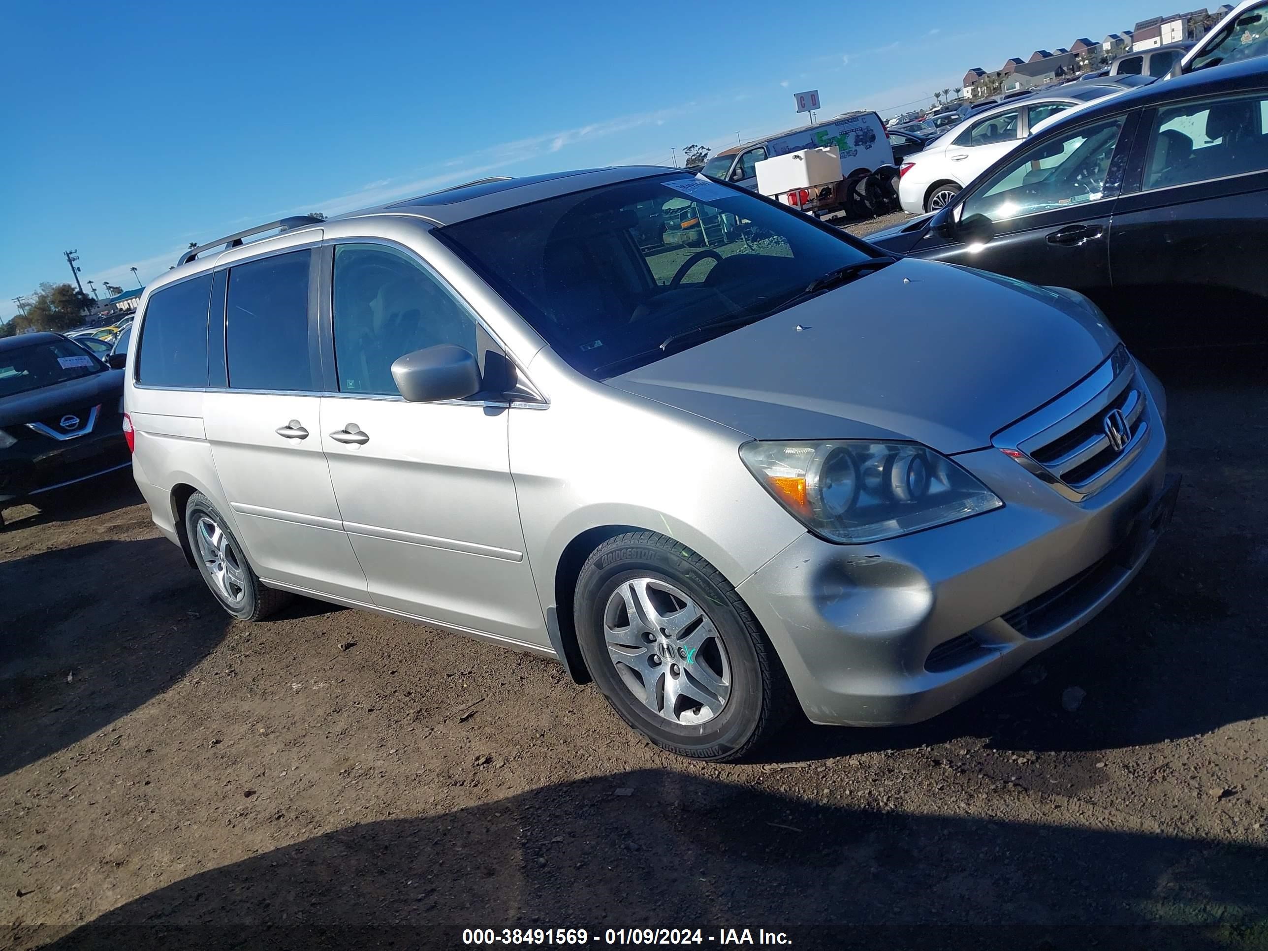 HONDA ODYSSEY 2006 5fnrl38656b445238