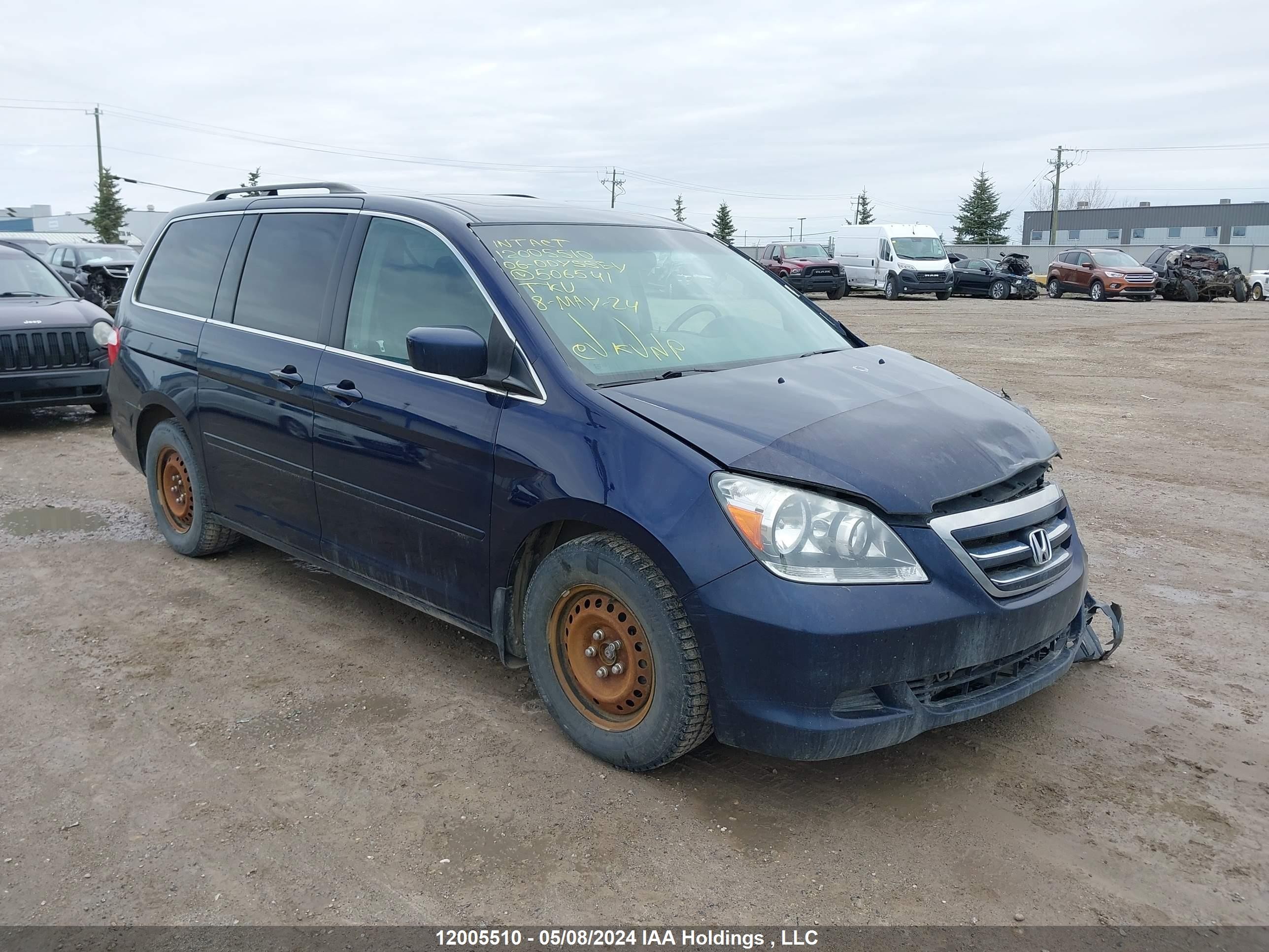 HONDA ODYSSEY 2006 5fnrl38656b506541