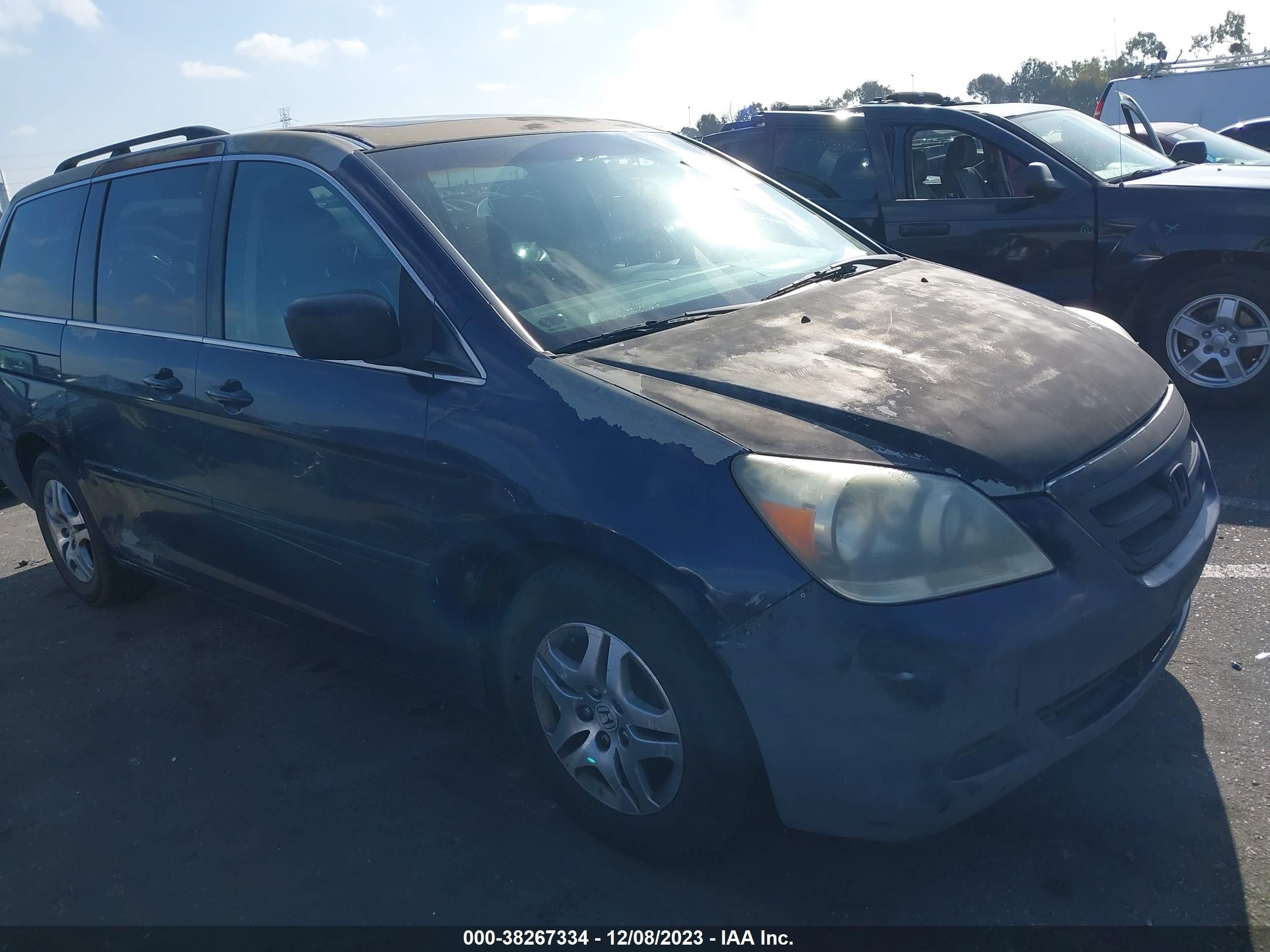 HONDA ODYSSEY 2007 5fnrl38657b043124