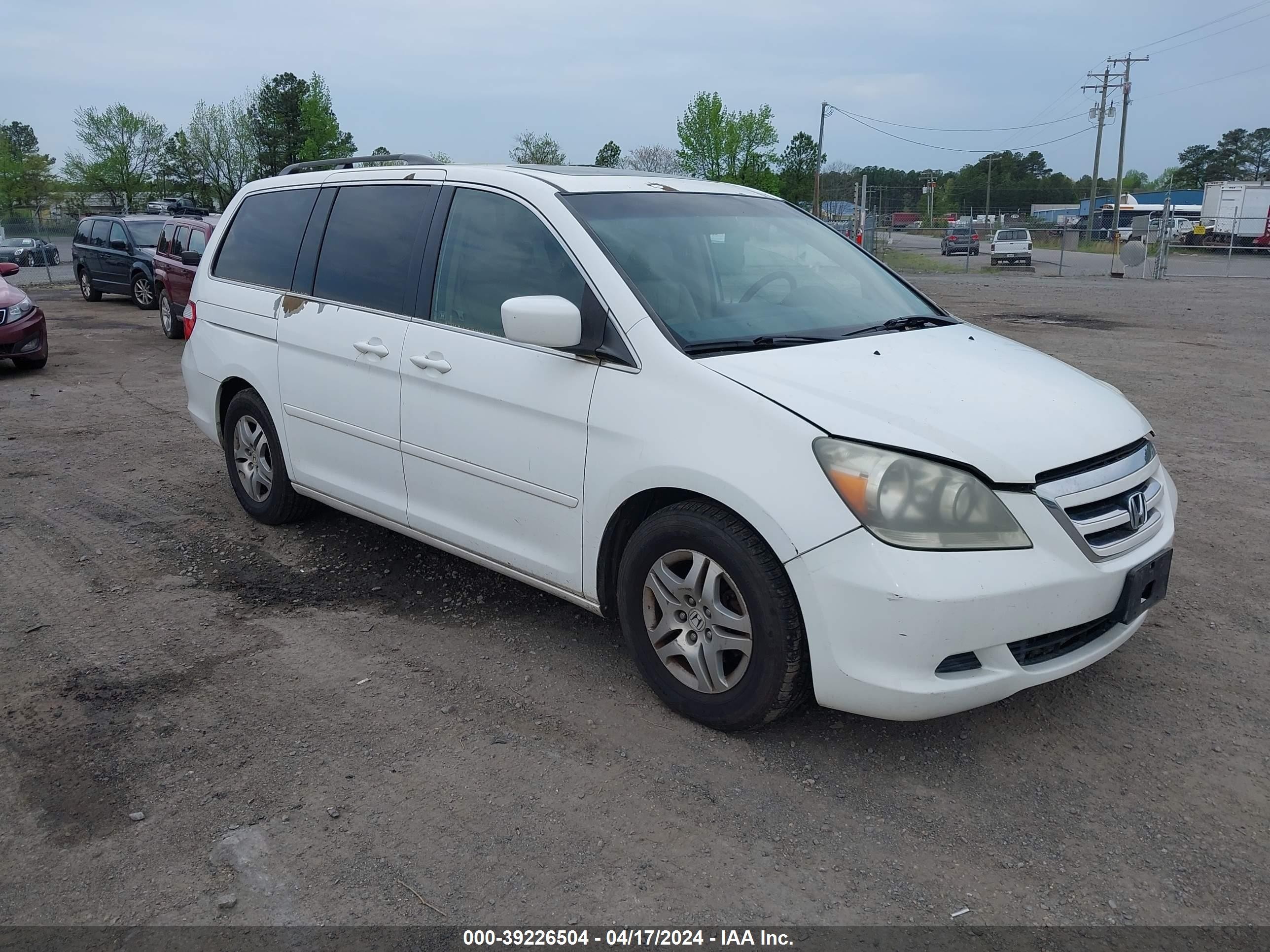 HONDA ODYSSEY 2007 5fnrl38667b443323