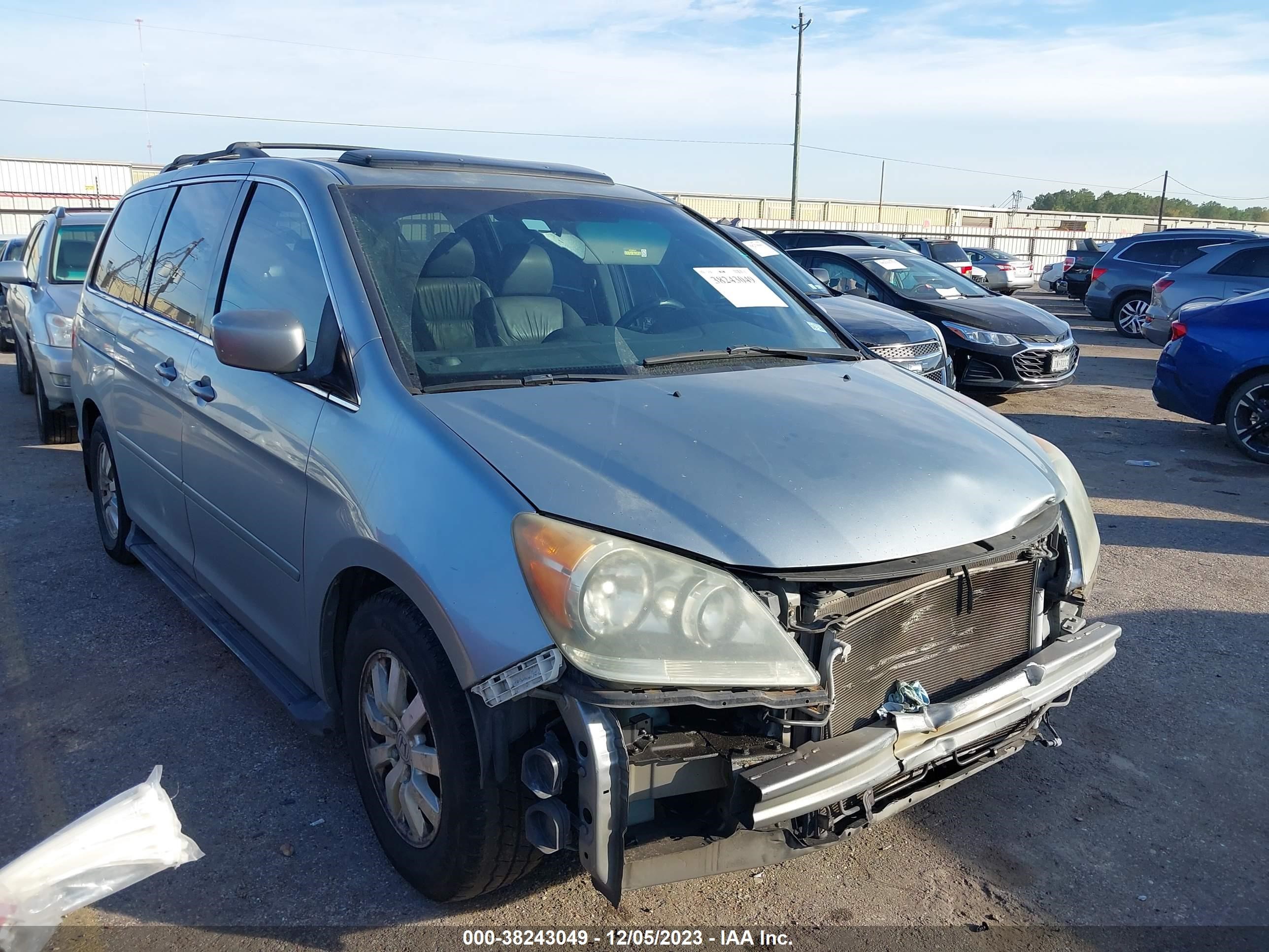 HONDA ODYSSEY 2009 5fnrl38669b001337