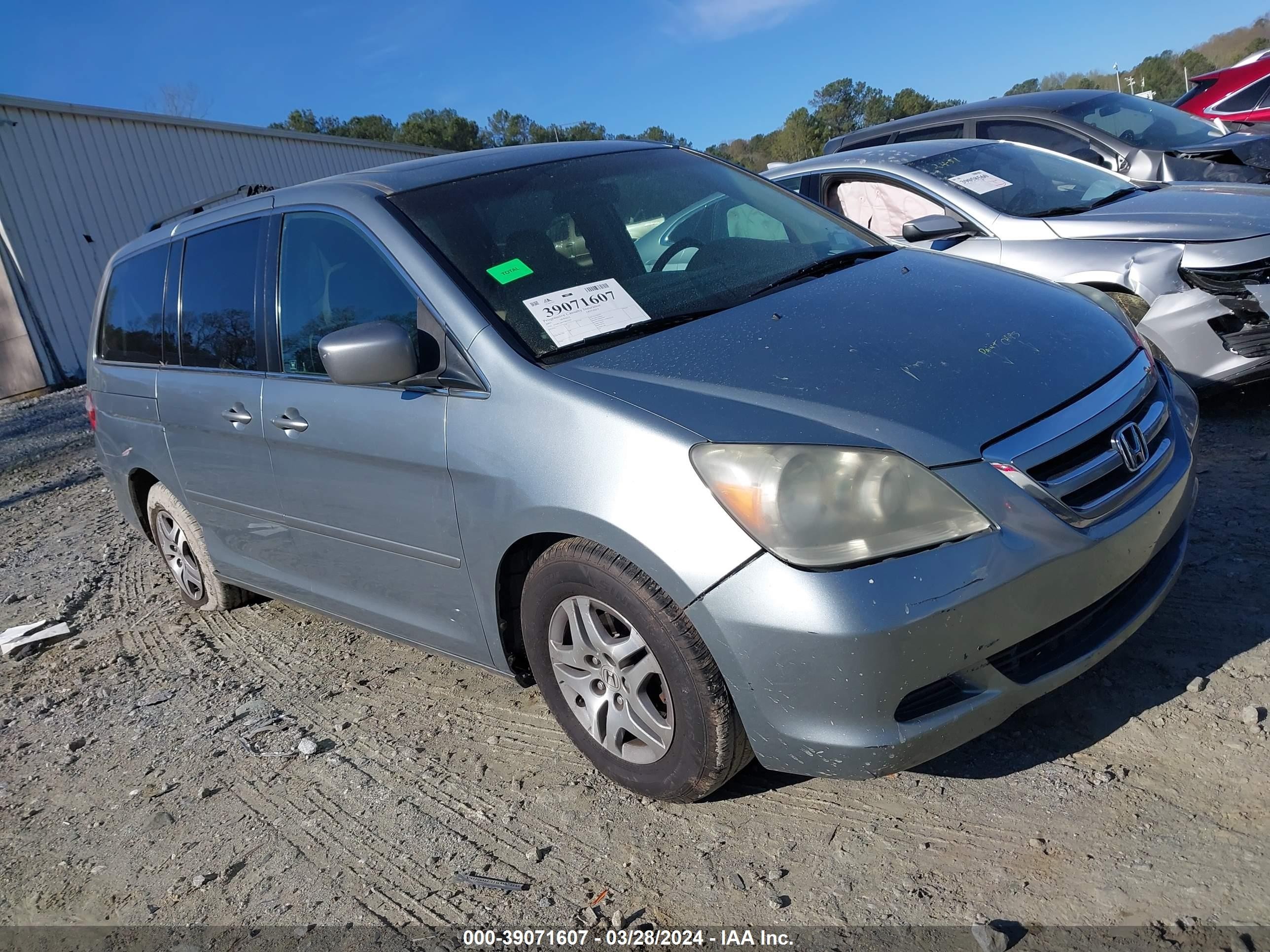 HONDA ODYSSEY 2007 5fnrl38677b025952