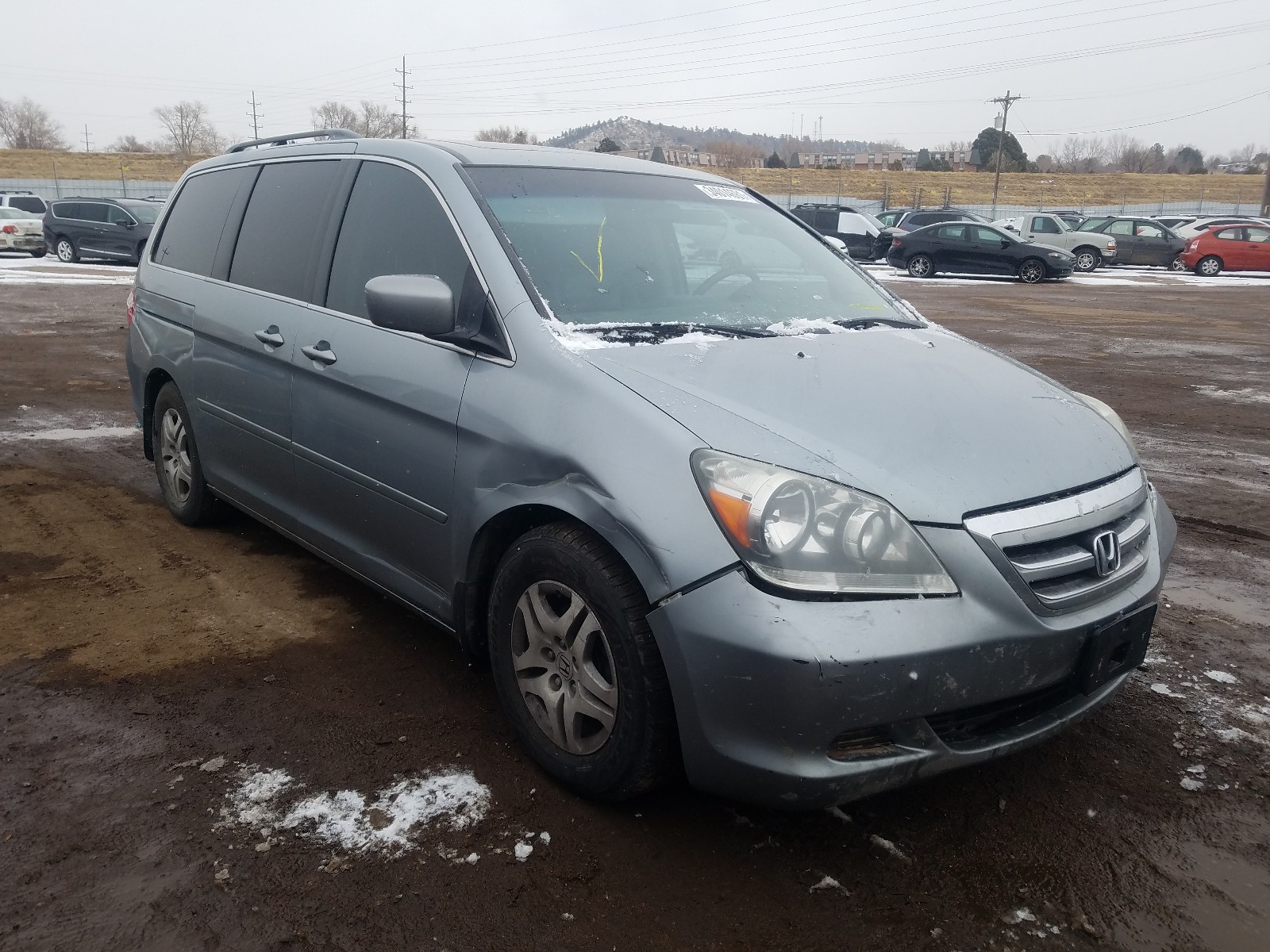 HONDA ODYSSEY EX 2007 5fnrl38677b089991