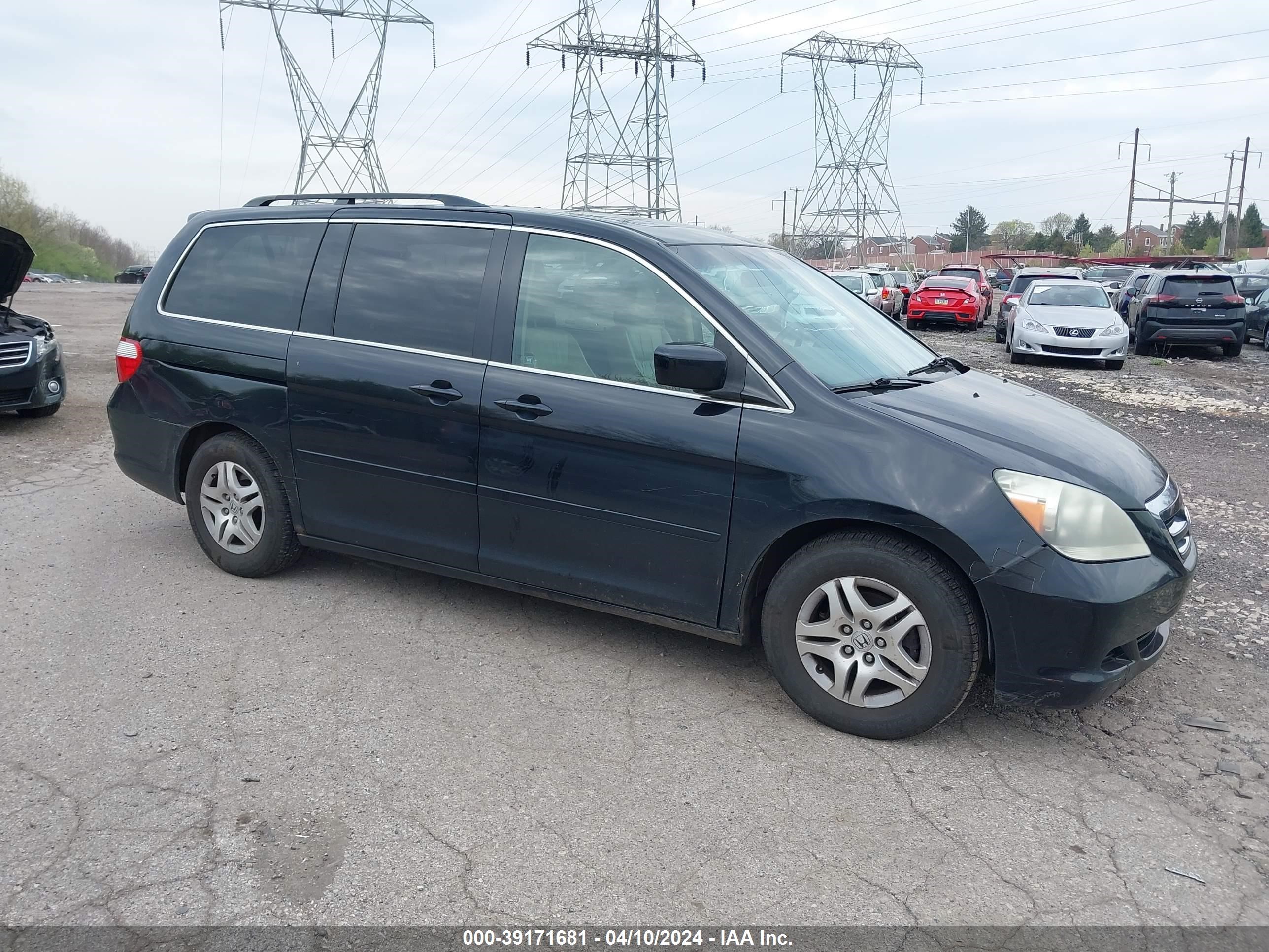 HONDA ODYSSEY 2007 5fnrl38677b117028