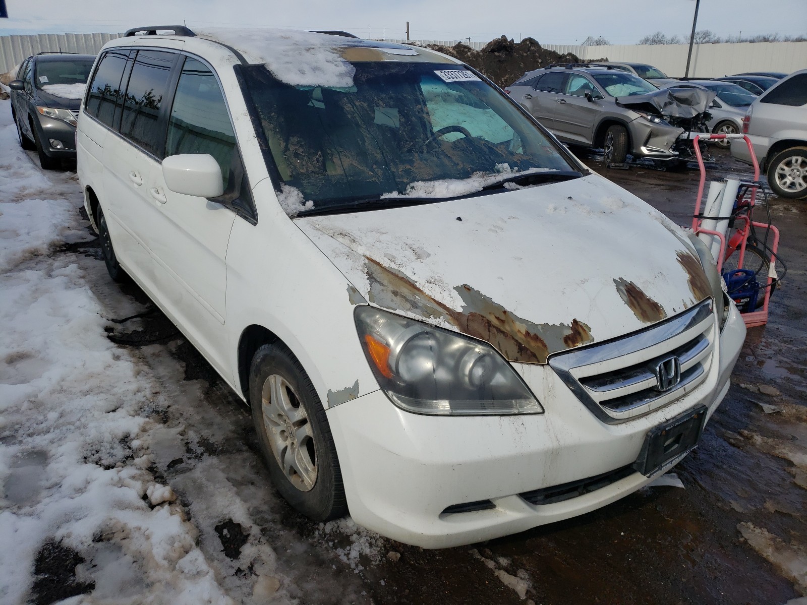 HONDA ODYSSEY EX 2007 5fnrl38677b134248