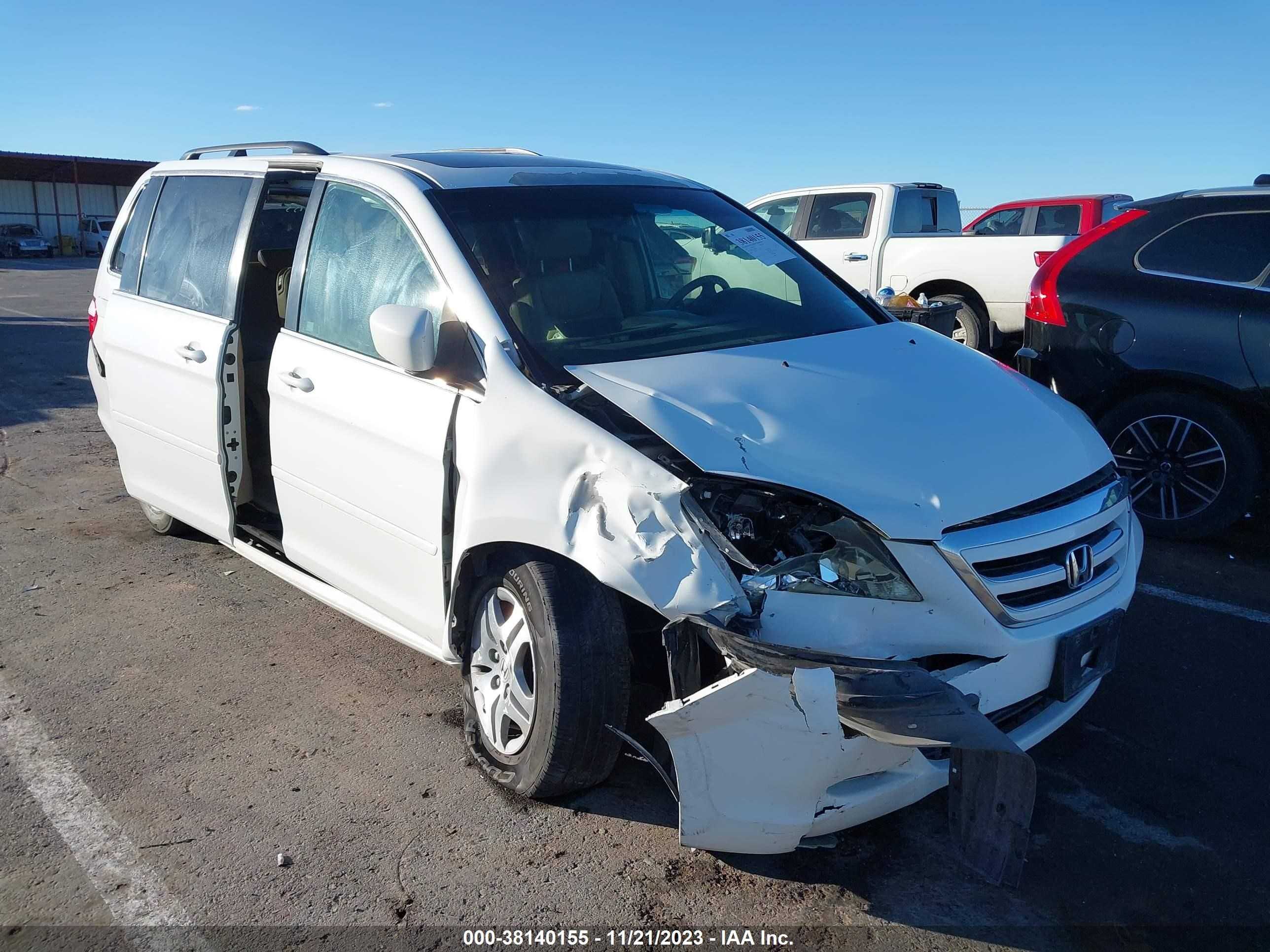 HONDA ODYSSEY 2007 5fnrl38677b444495