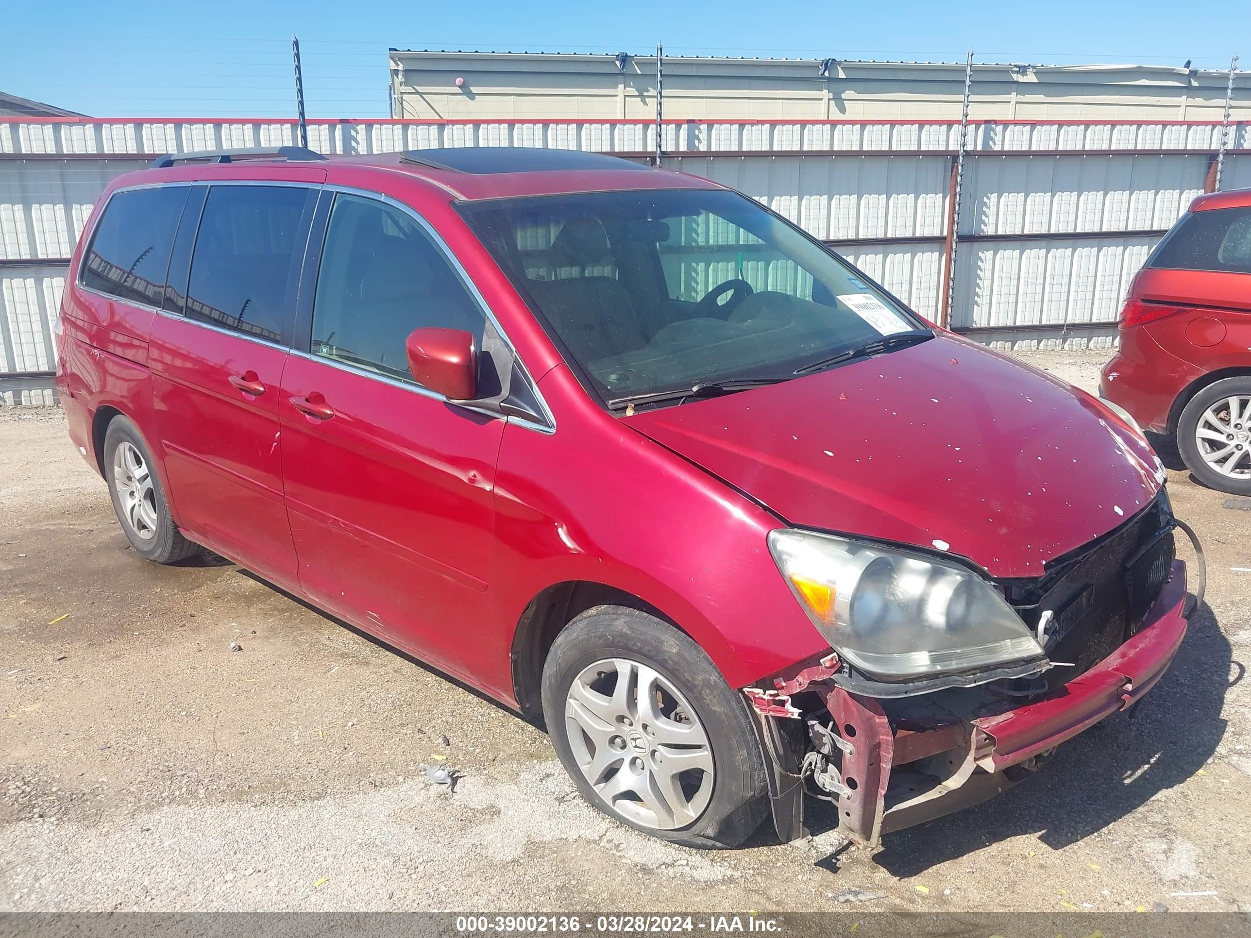 HONDA ODYSSEY 2005 5fnrl38685b409011