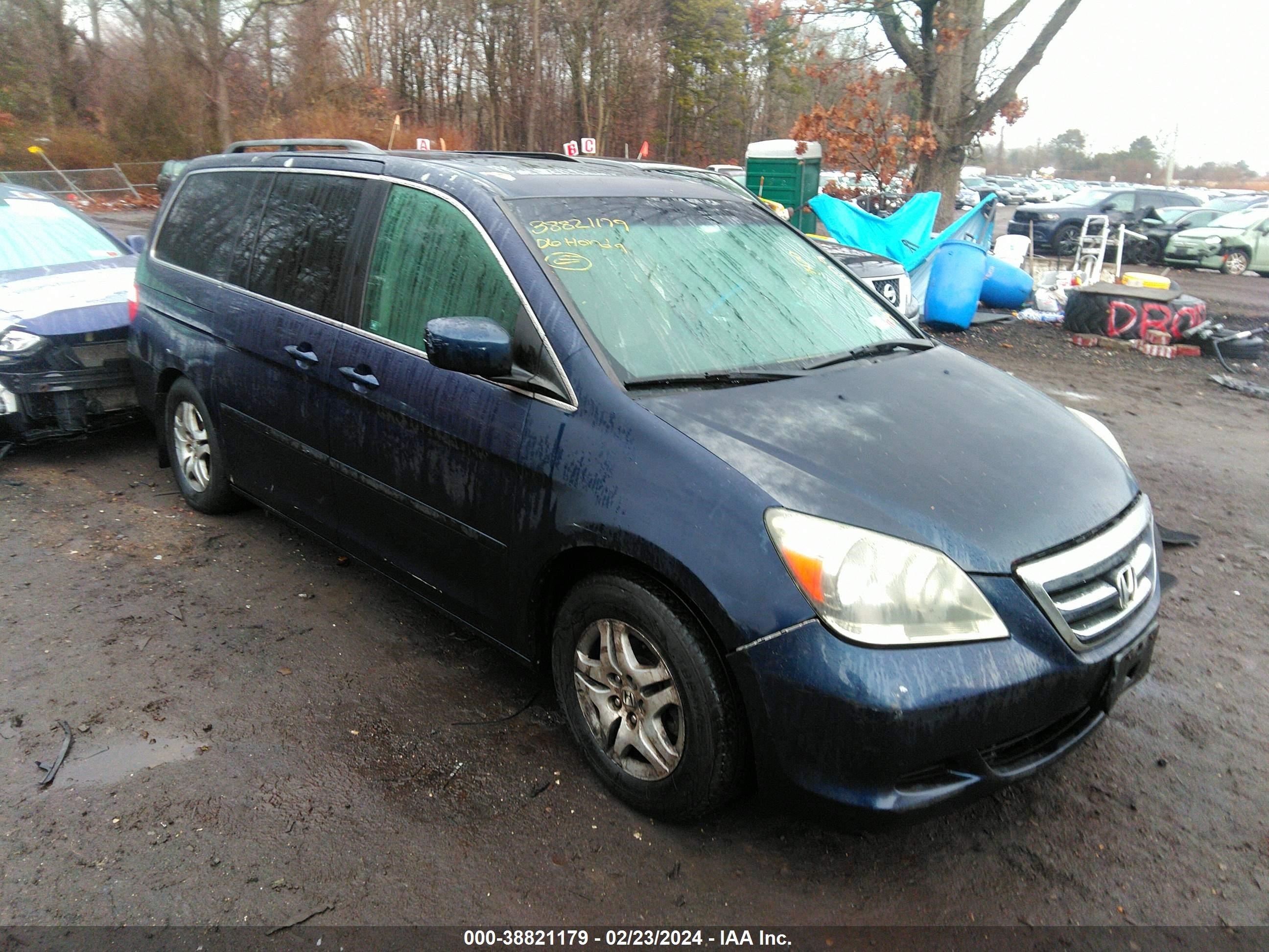 HONDA ODYSSEY 2006 5fnrl38686b116405