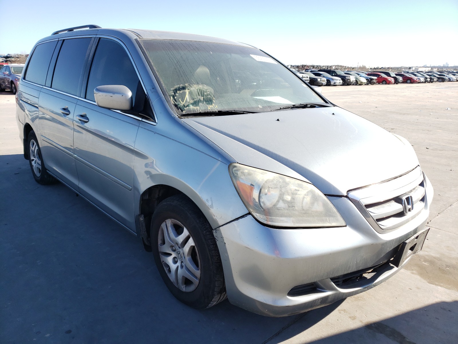 HONDA ODYSSEY EX 2007 5fnrl38687b134016