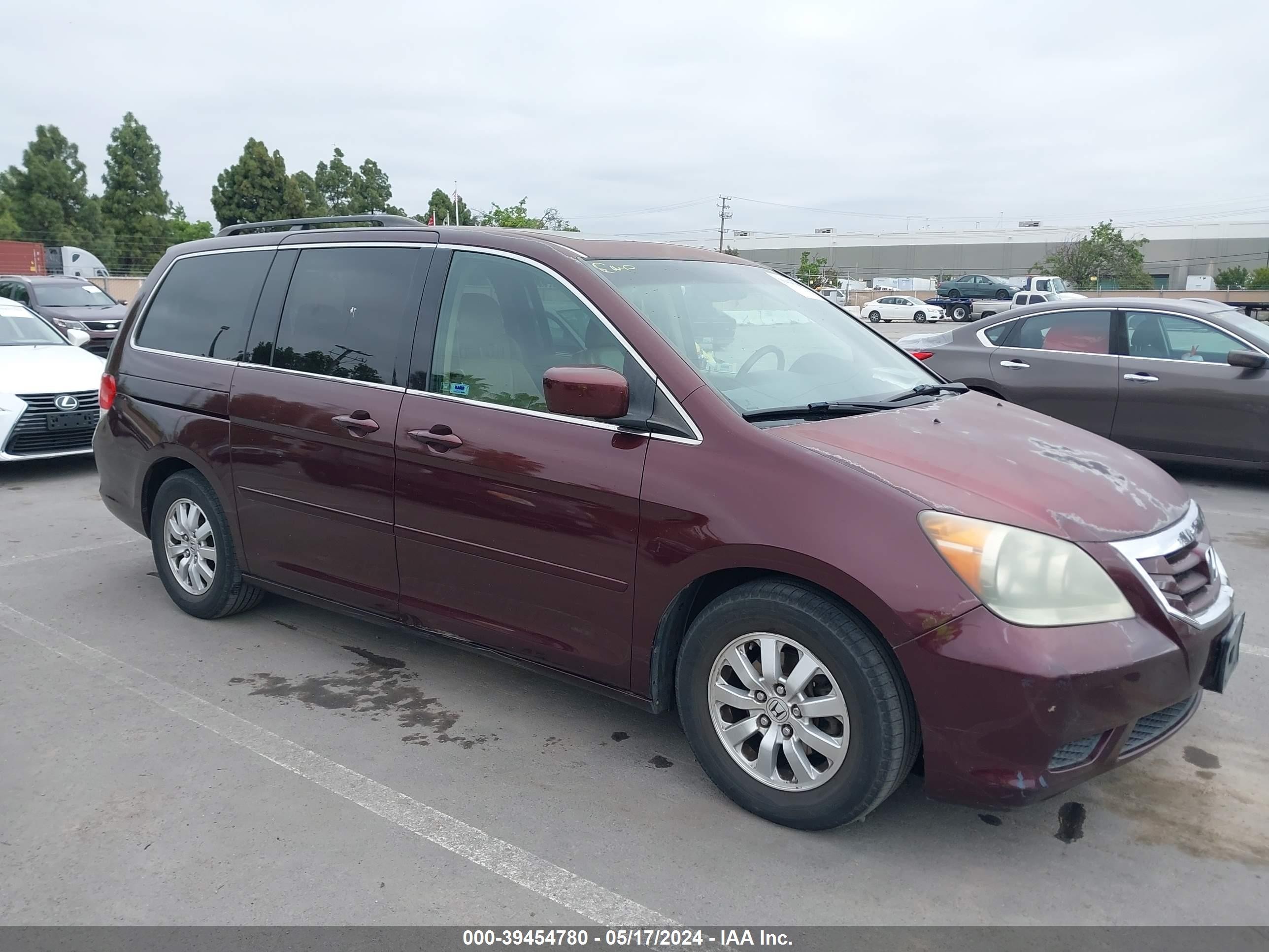 HONDA ODYSSEY 2009 5fnrl38689b021654