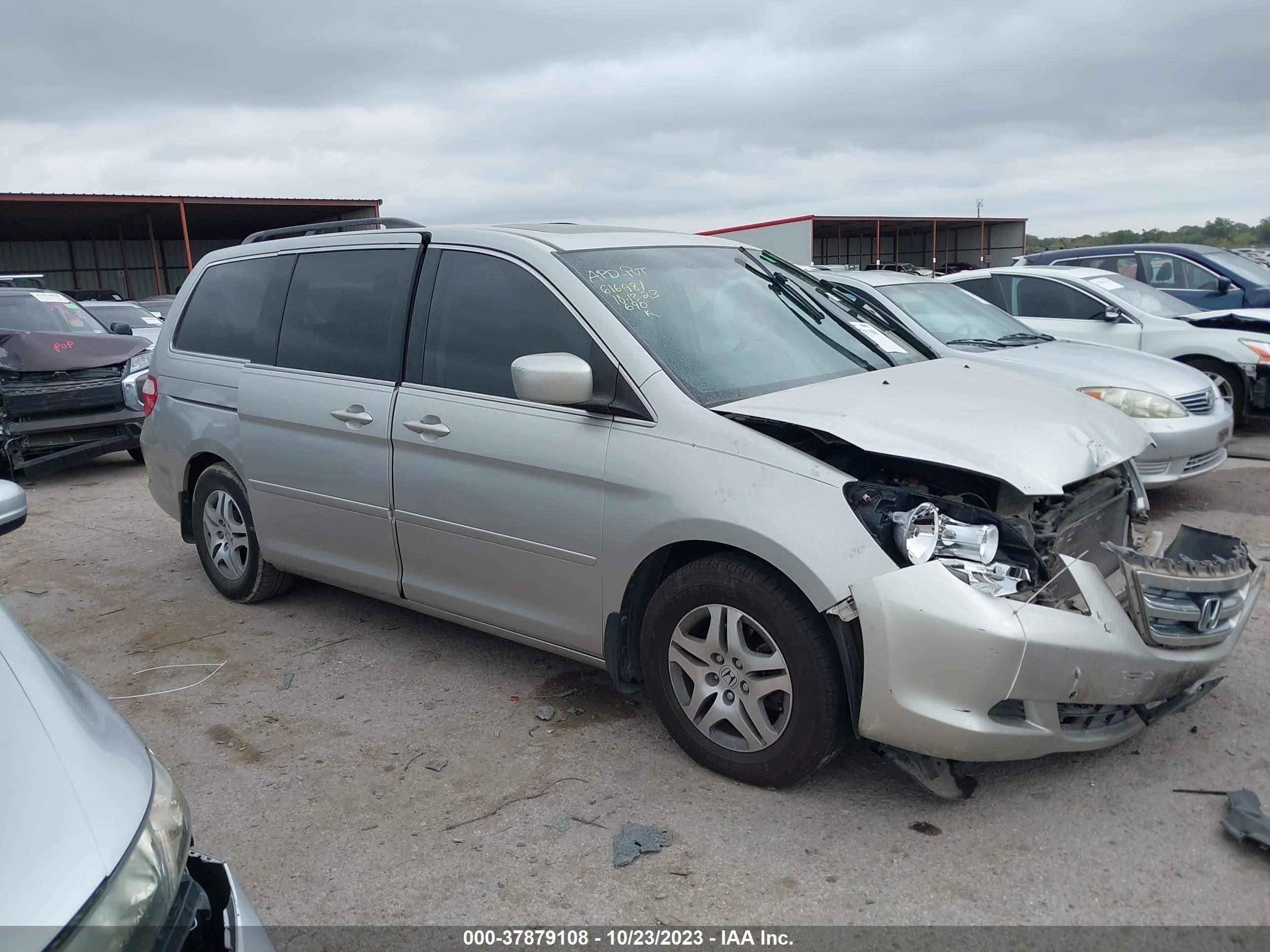 HONDA ODYSSEY 2007 5fnrl38697b422384