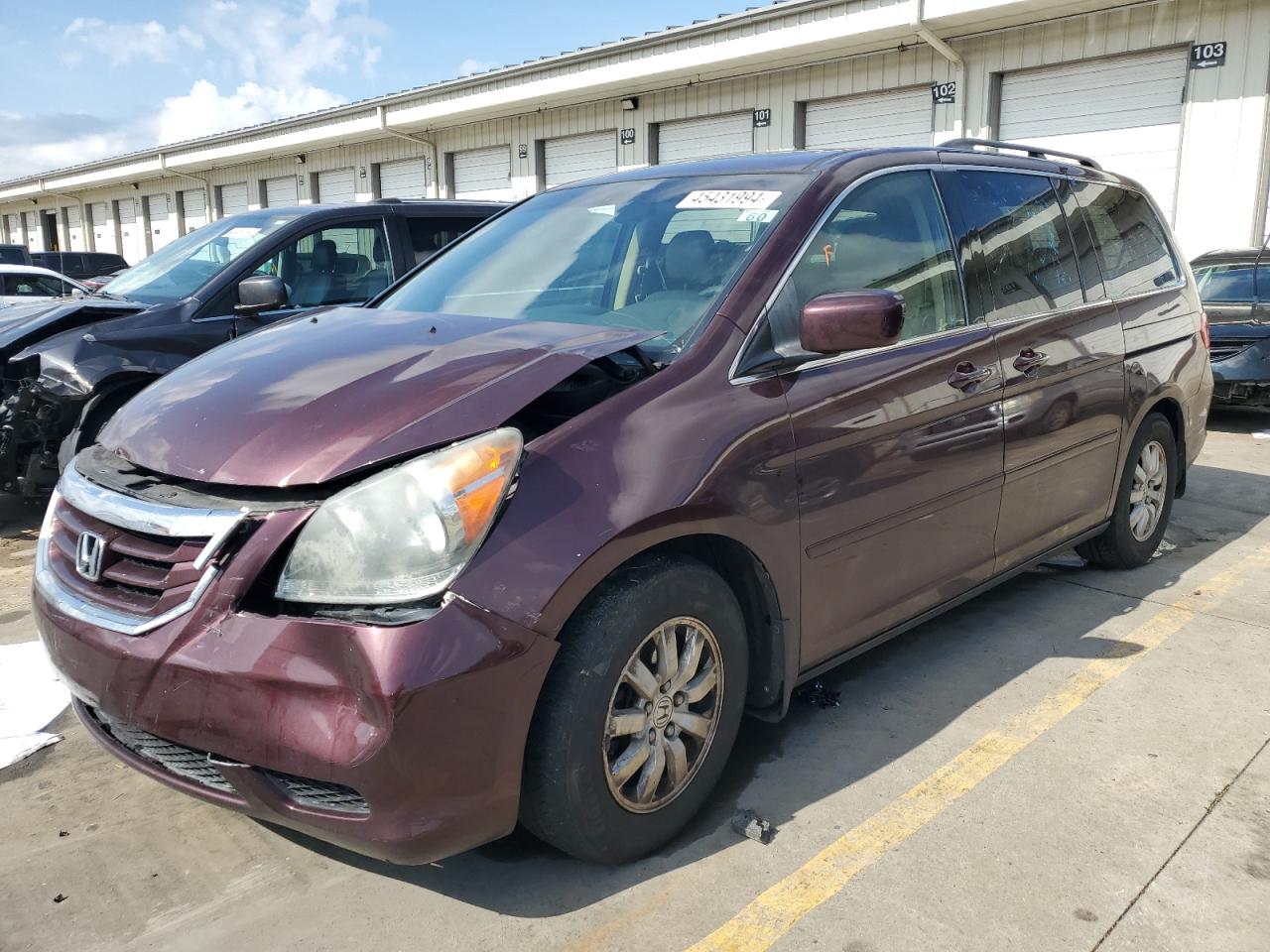 HONDA ODYSSEY 2008 5fnrl38698b115394