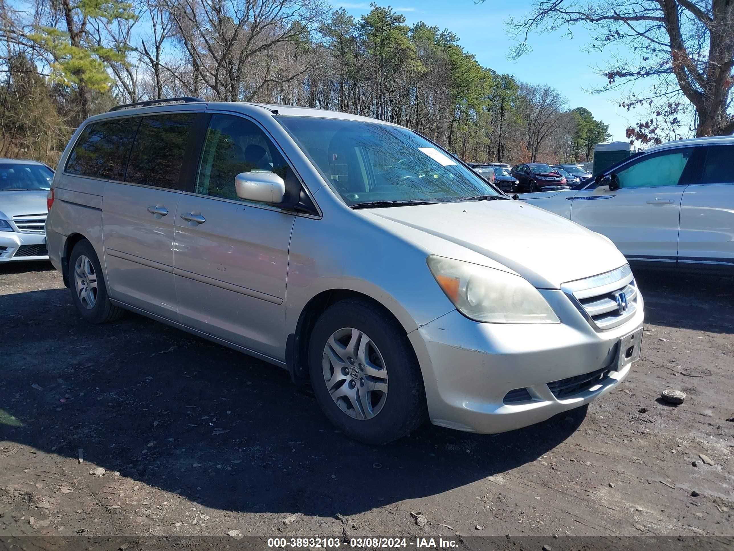 HONDA ODYSSEY 2005 5fnrl386x5b059963