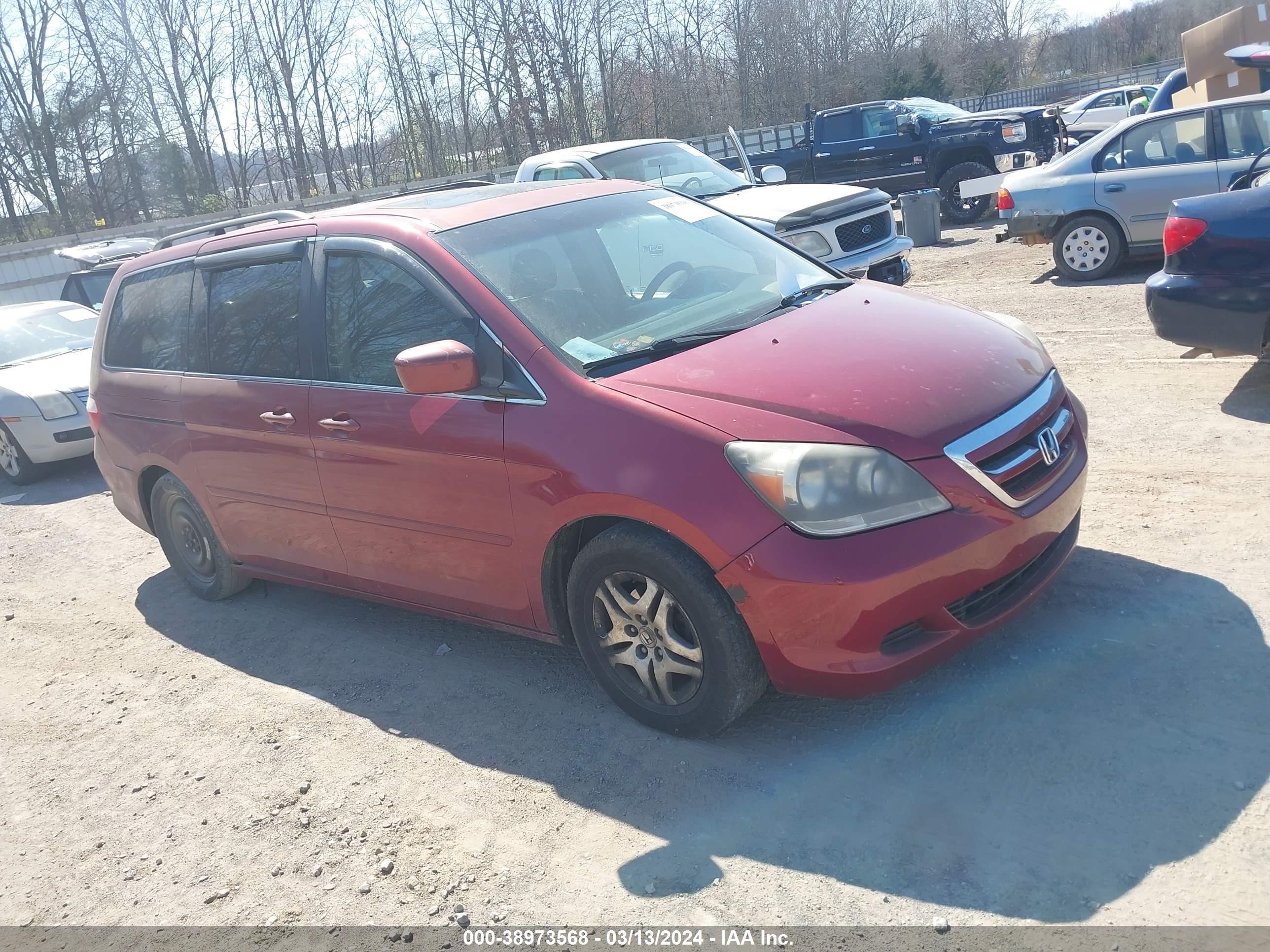 HONDA ODYSSEY 2006 5fnrl386x6b414356