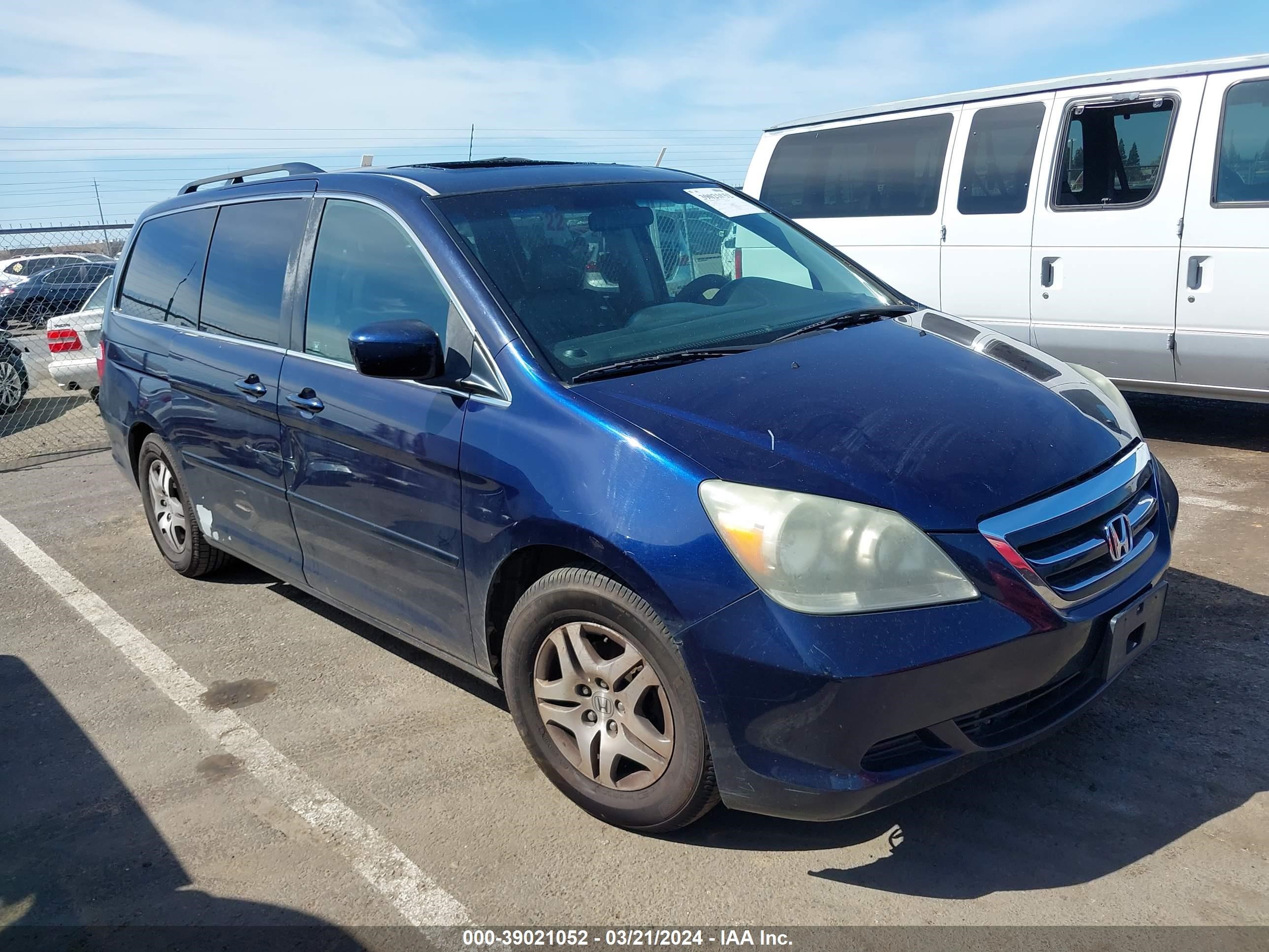 HONDA ODYSSEY 2007 5fnrl386x7b022334