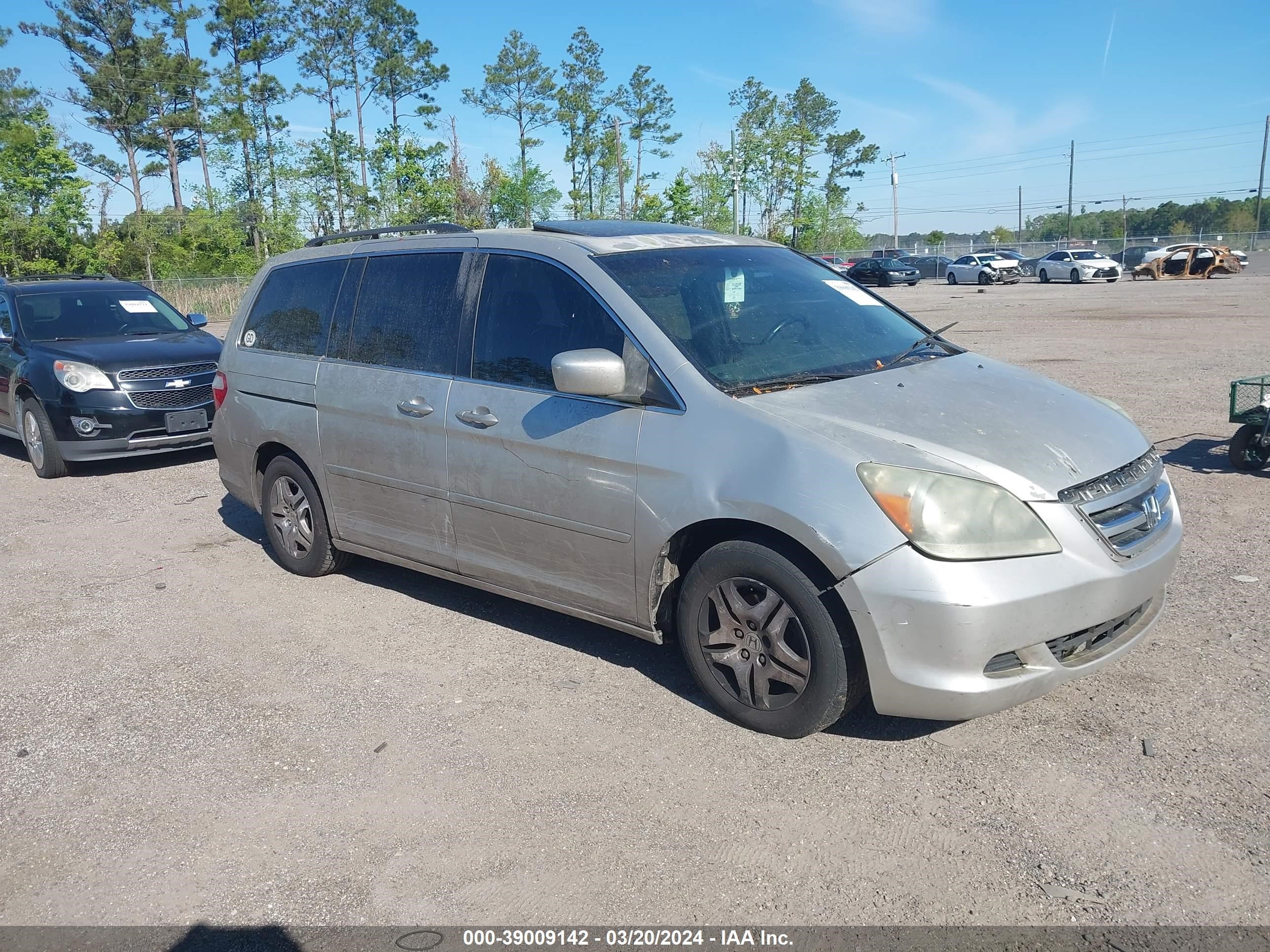 HONDA ODYSSEY 2007 5fnrl386x7b034208