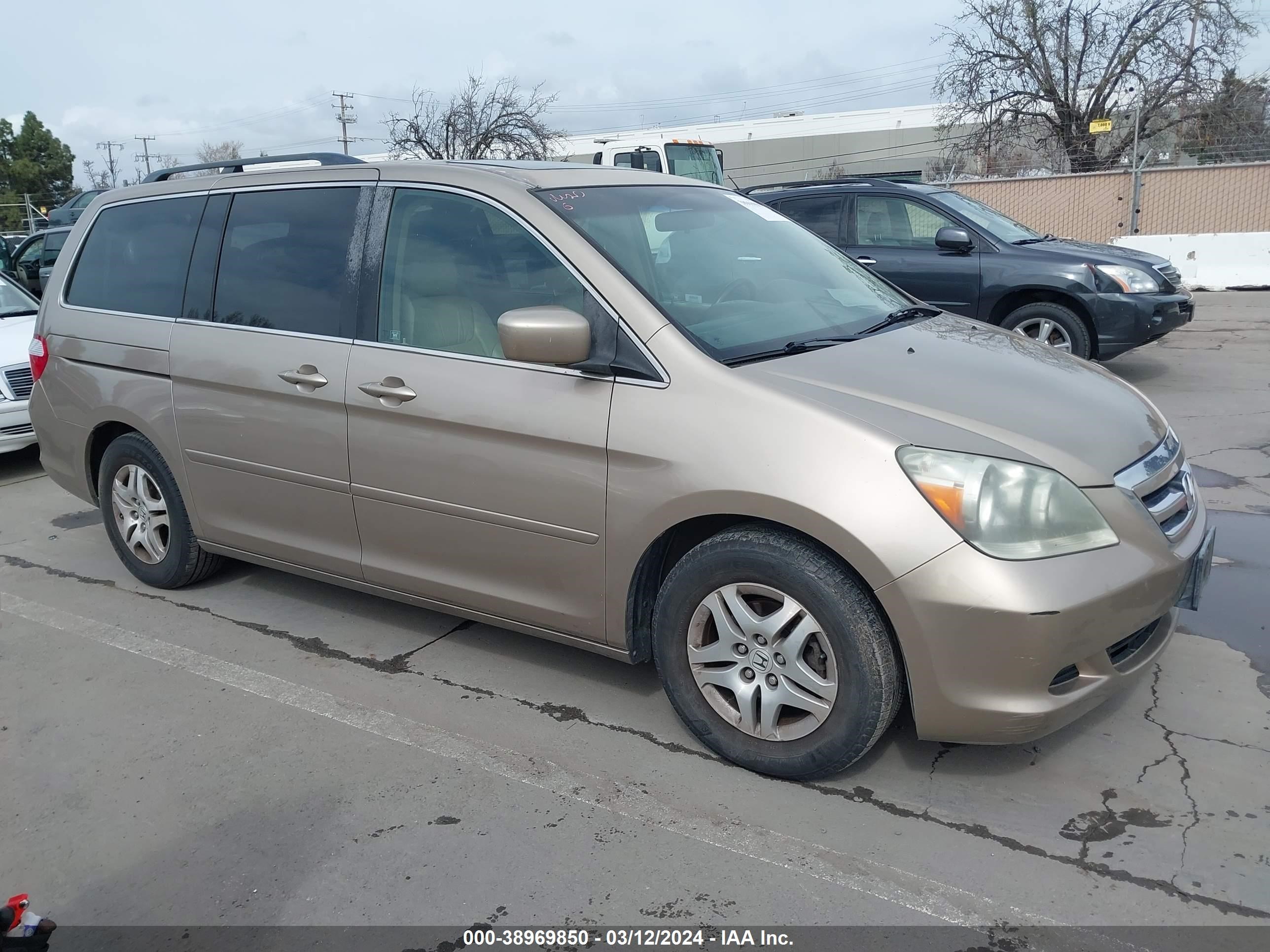 HONDA ODYSSEY 2007 5fnrl386x7b437458