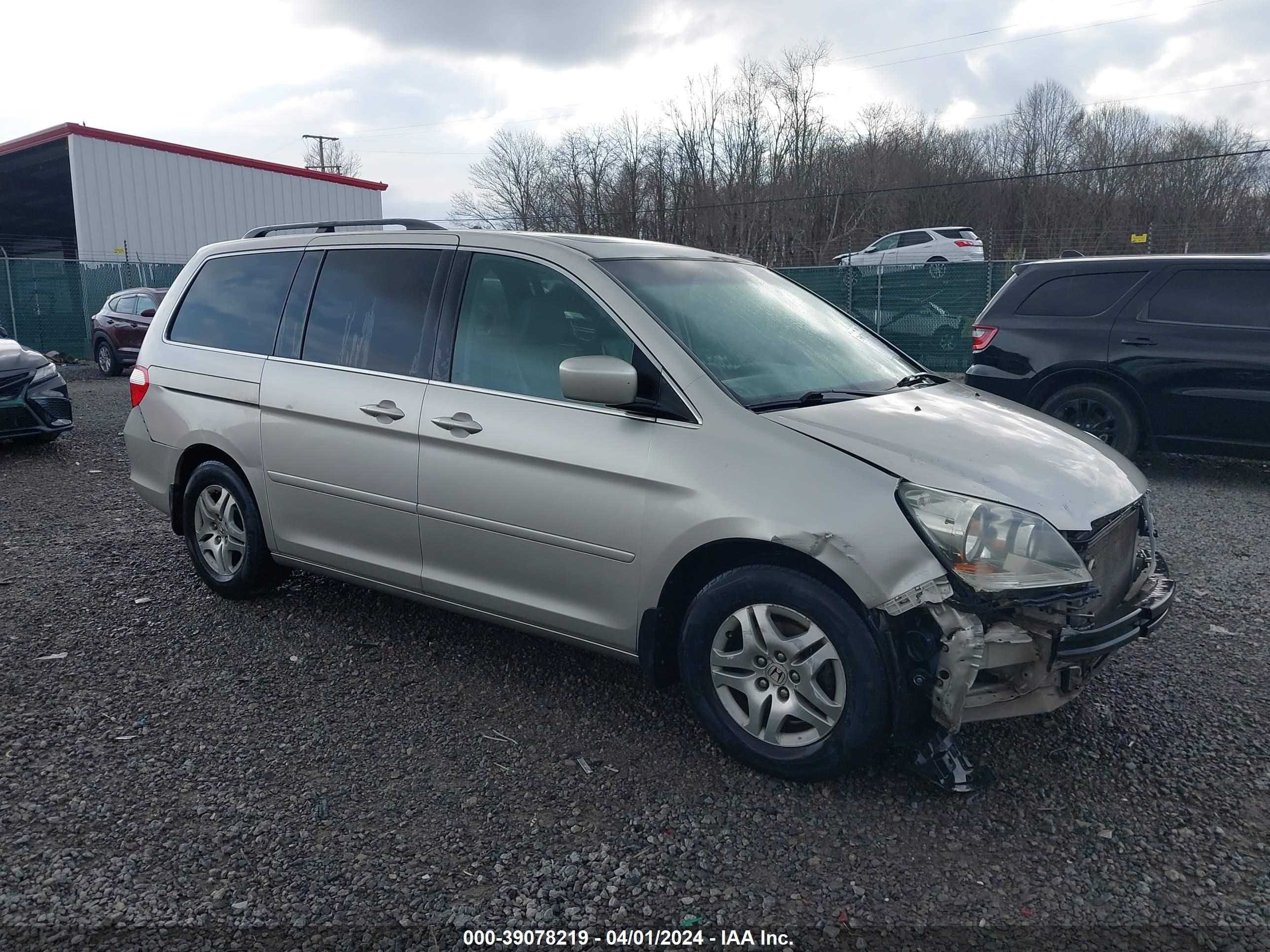 HONDA ODYSSEY 2007 5fnrl386x7b457533