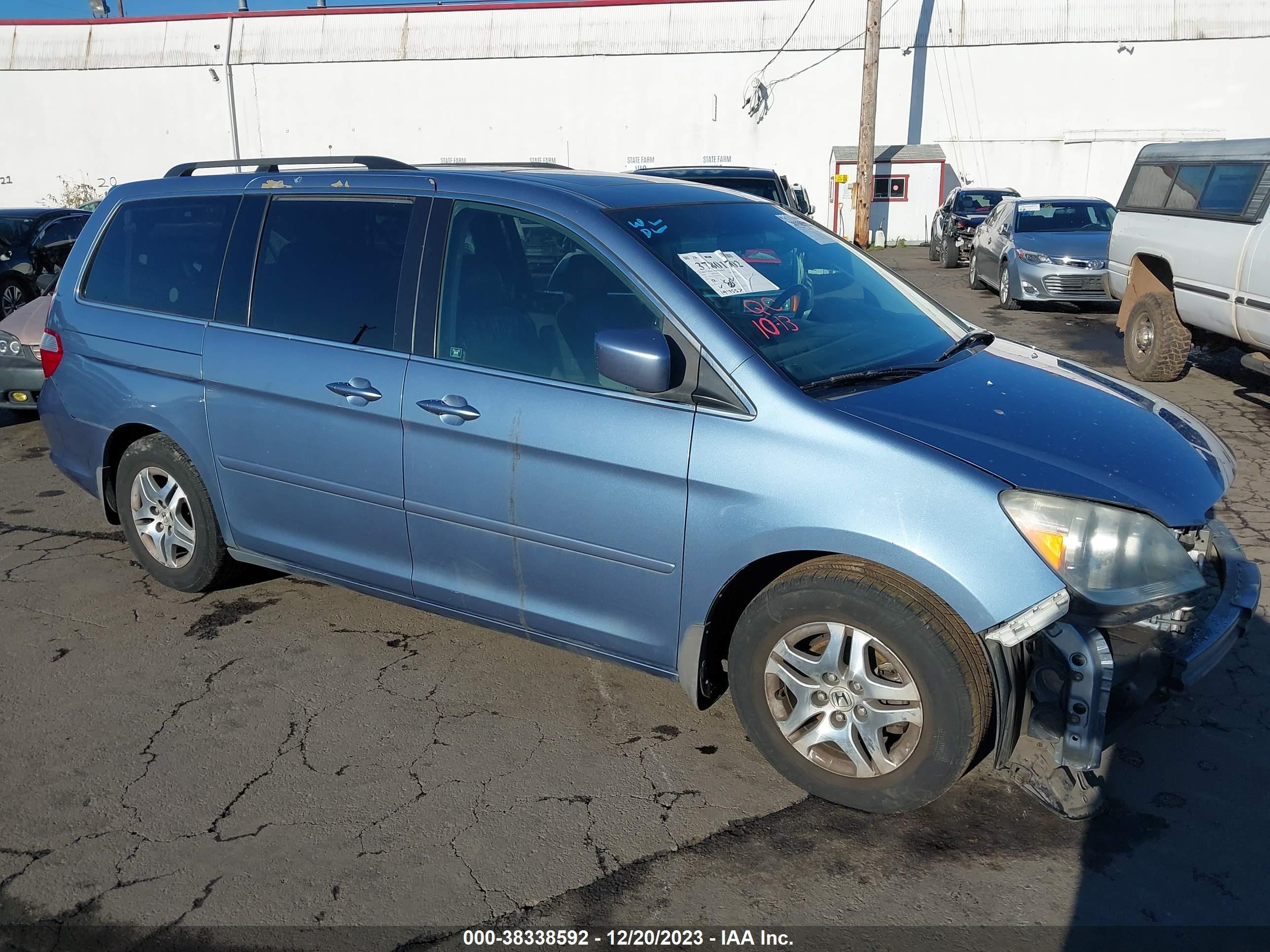 HONDA ODYSSEY 2006 5fnrl38706b080282