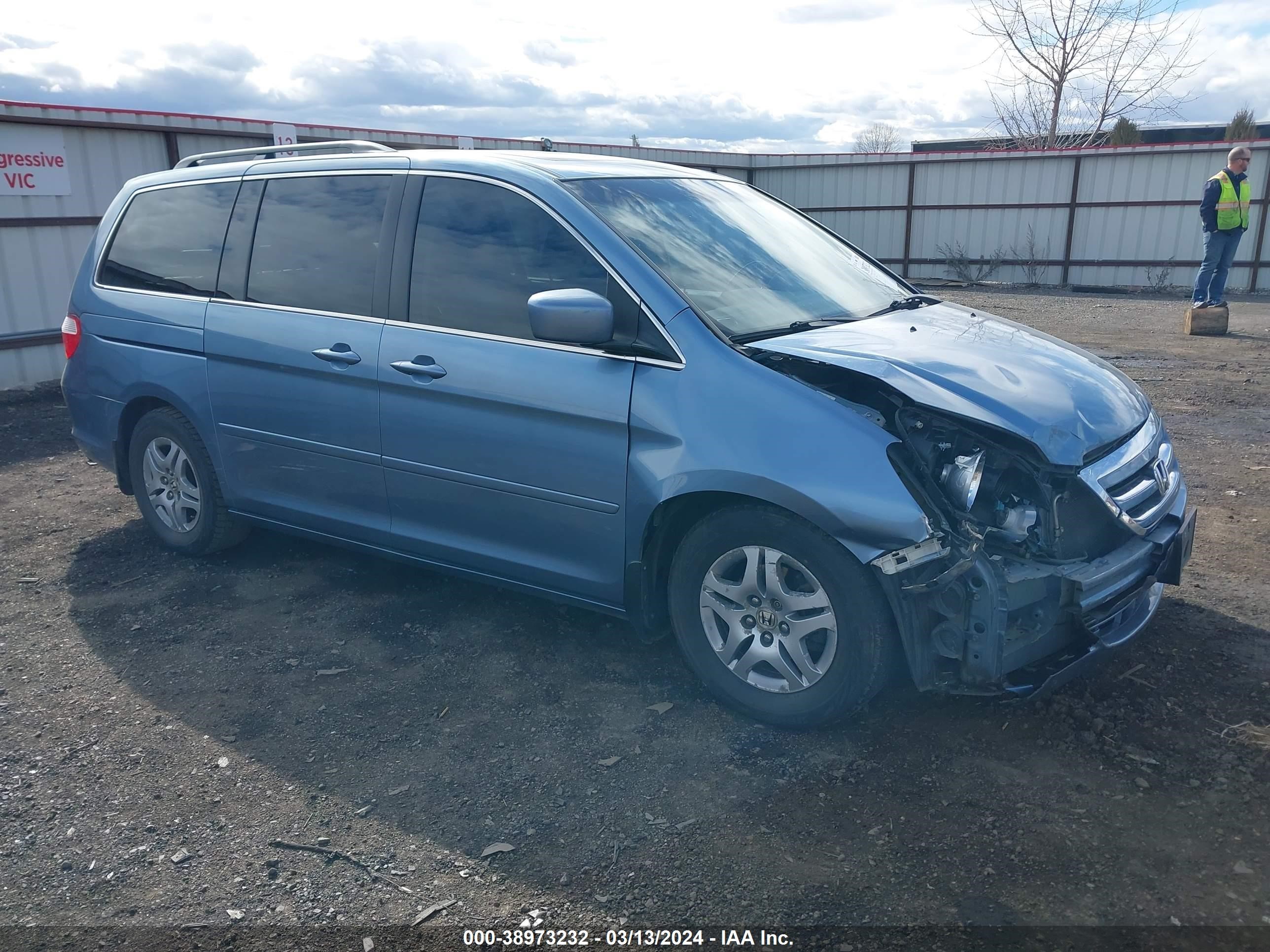 HONDA ODYSSEY 2007 5fnrl38707b081482