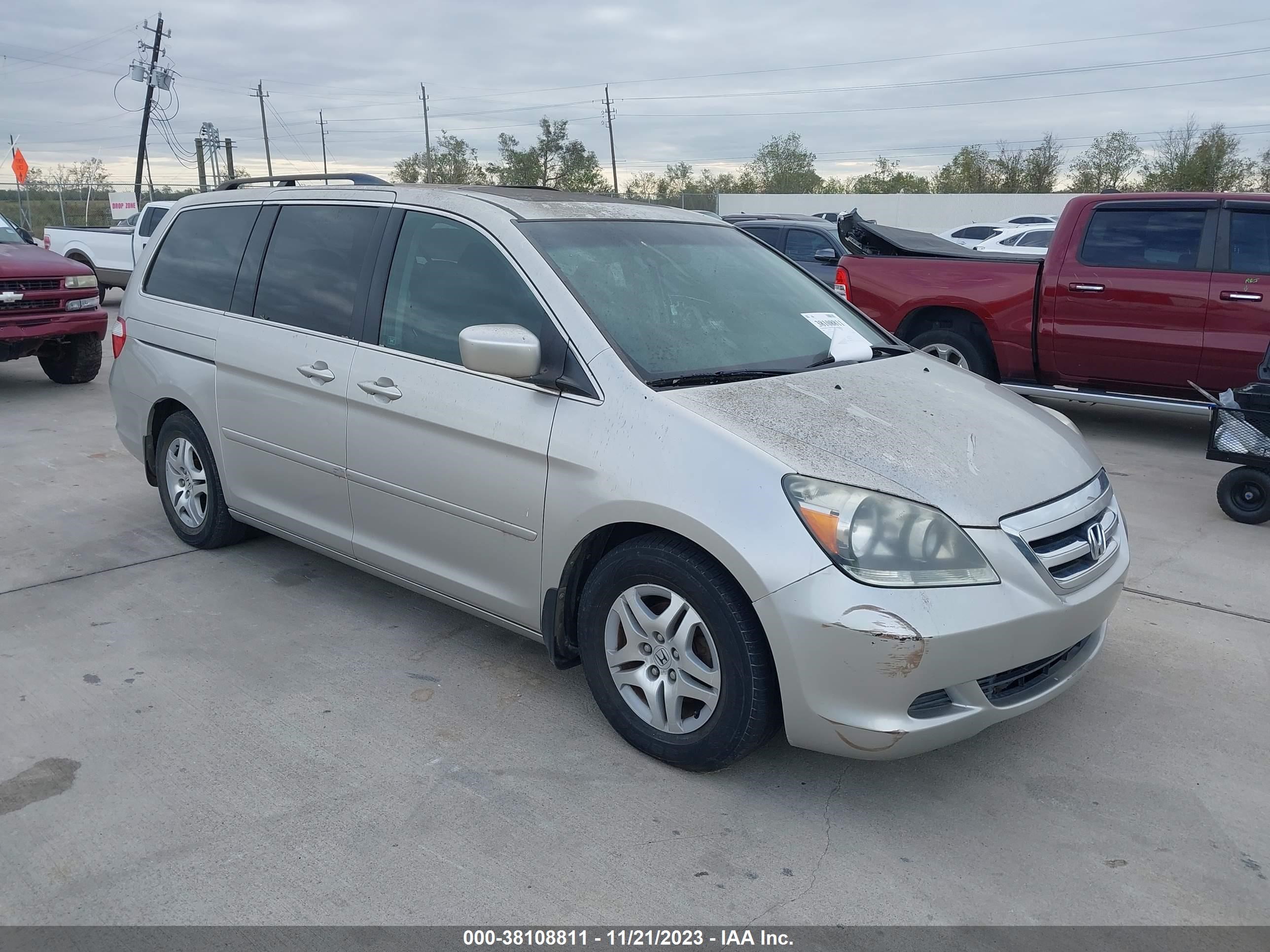 HONDA ODYSSEY 2007 5fnrl38707b116845