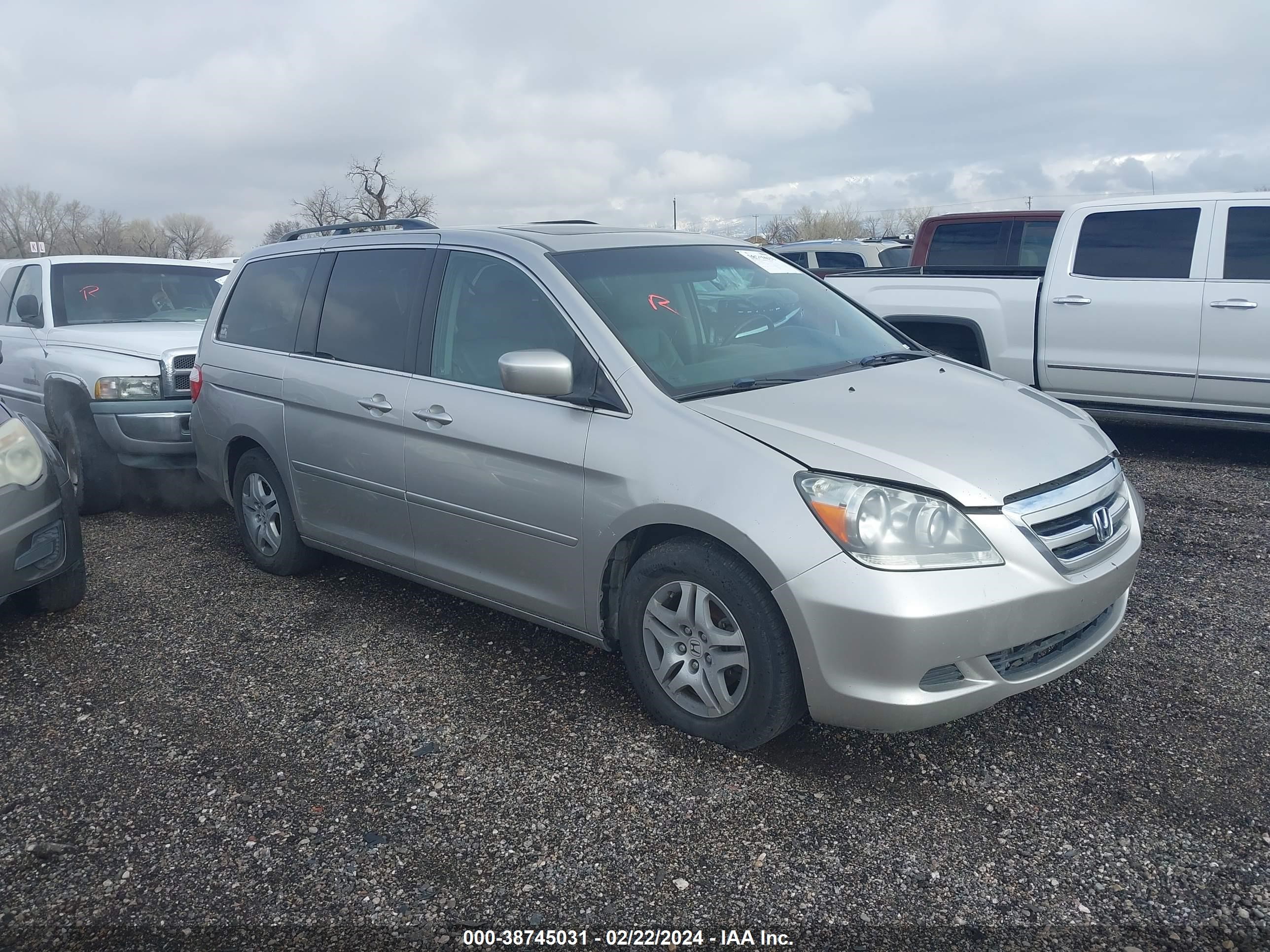 HONDA ODYSSEY 2007 5fnrl38707b414523