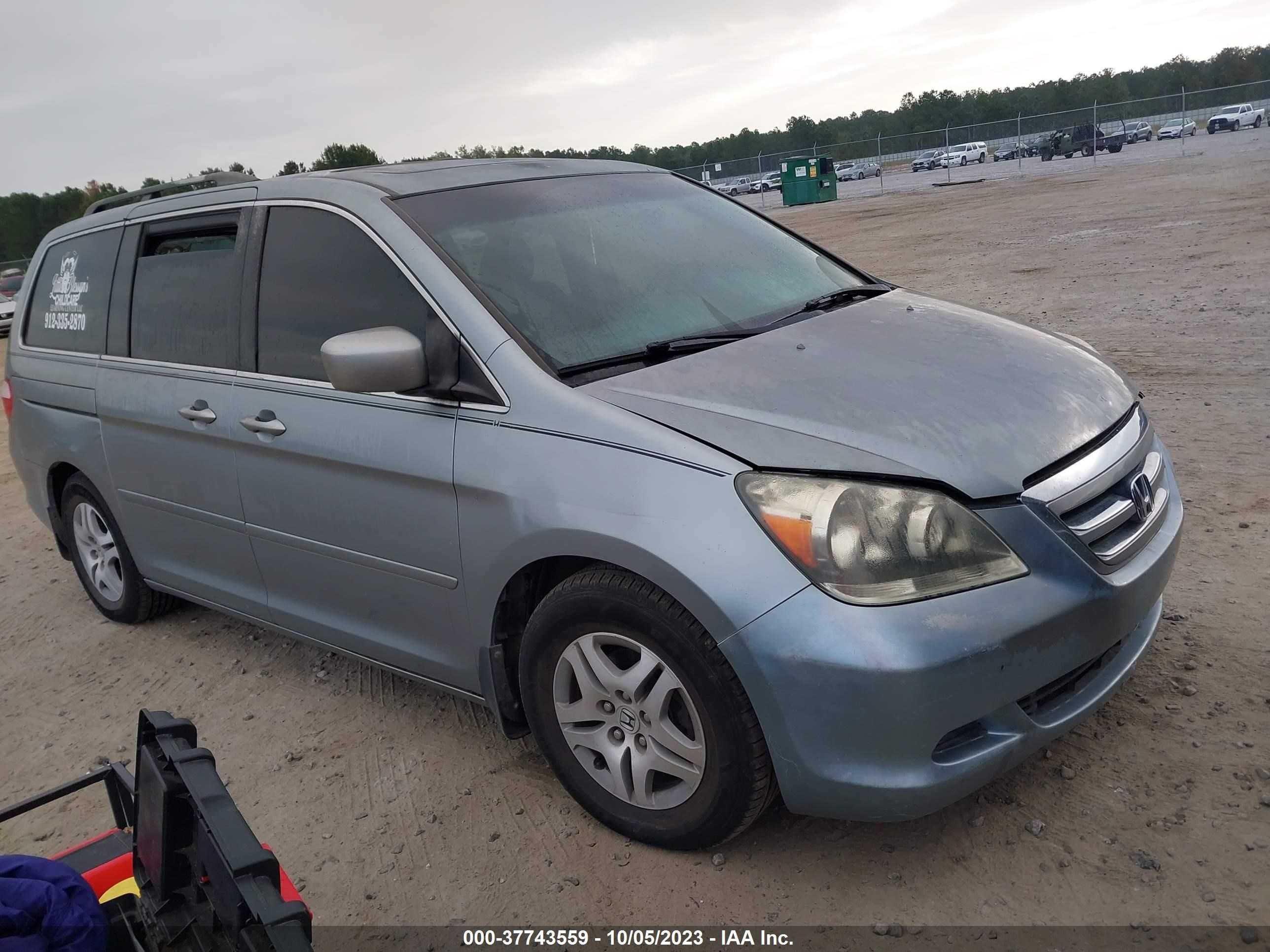 HONDA ODYSSEY 2006 5fnrl38716b051812