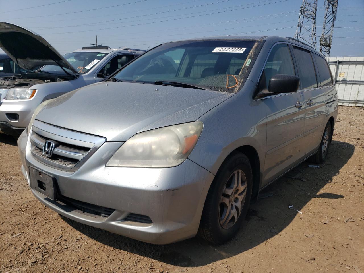 HONDA ODYSSEY 2006 5fnrl38716b119560