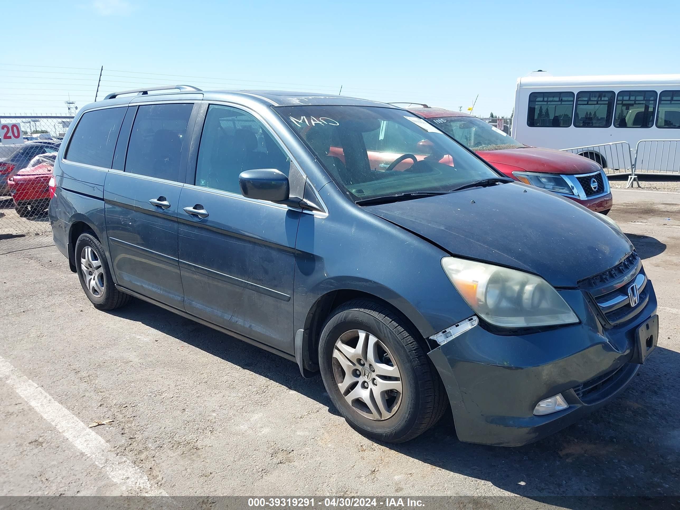 HONDA ODYSSEY 2006 5fnrl38716b447884