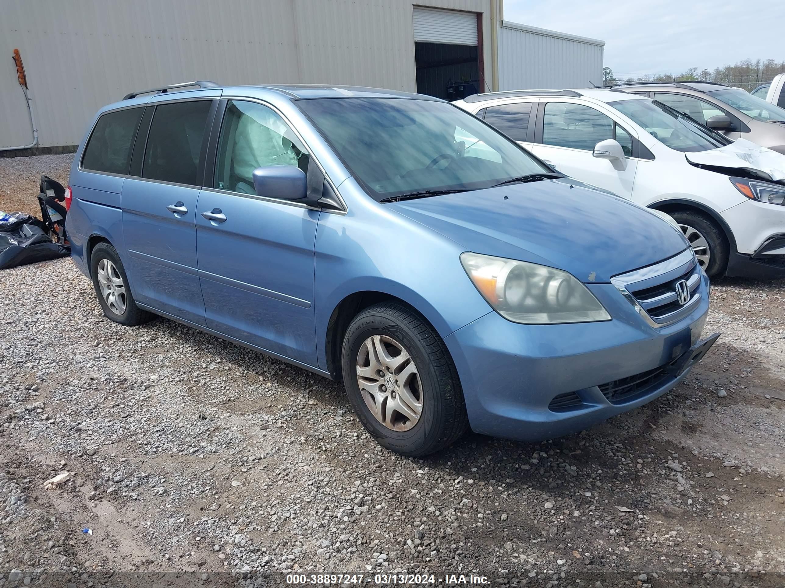 HONDA ODYSSEY 2007 5fnrl38717b036034