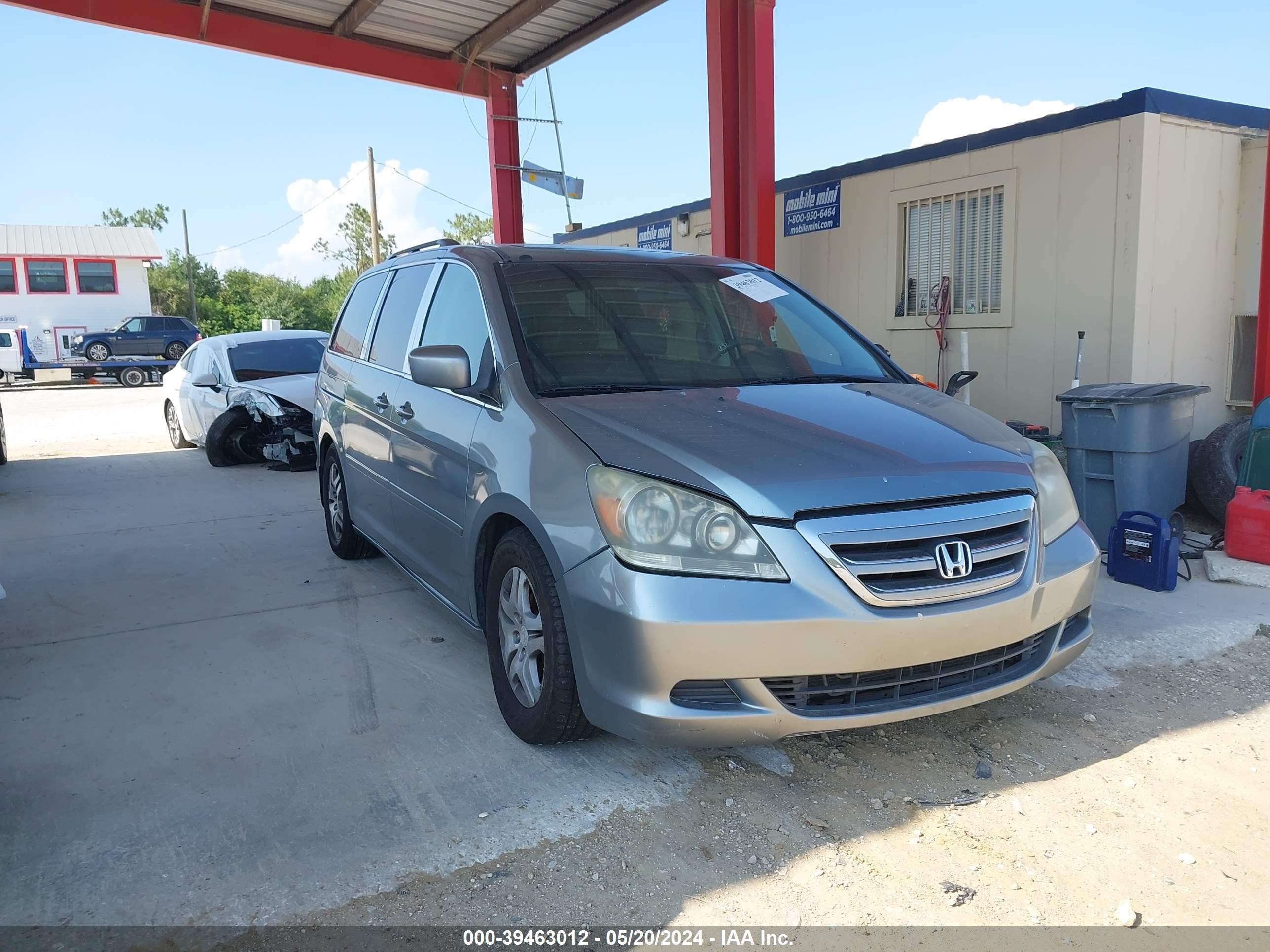 HONDA ODYSSEY 2007 5fnrl38717b039645