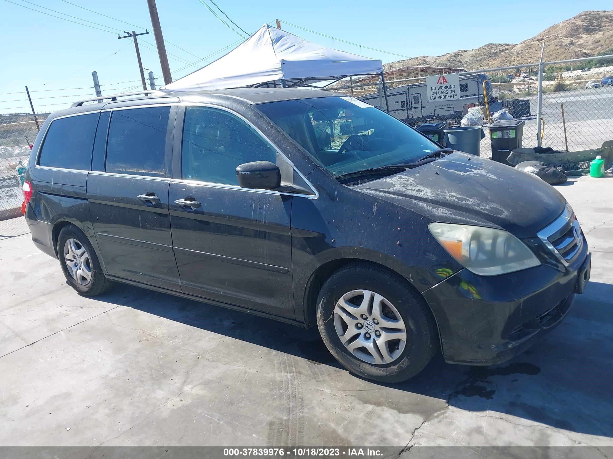 HONDA ODYSSEY 2007 5fnrl38717b098338