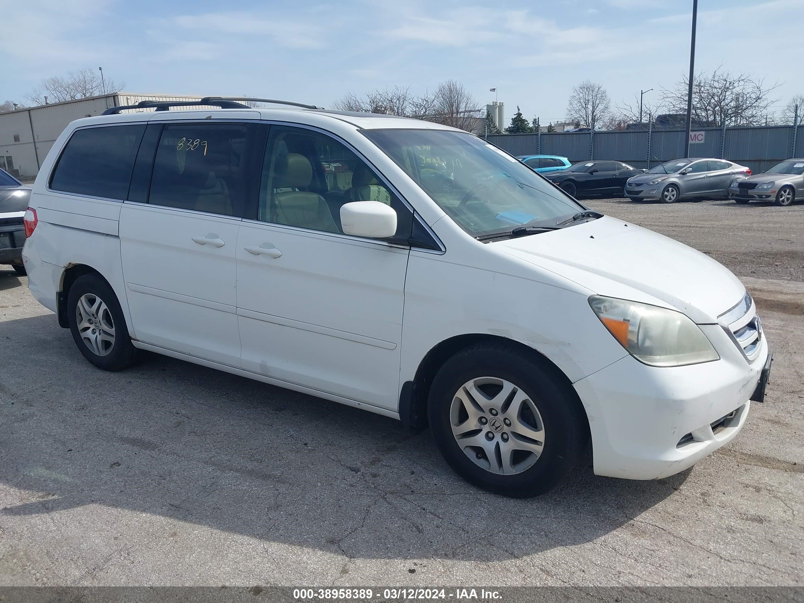 HONDA ODYSSEY 2007 5fnrl38717b406673