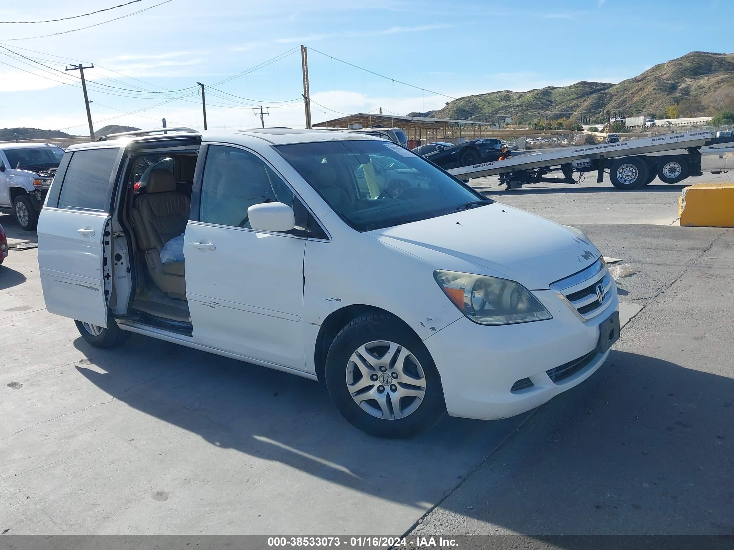 HONDA ODYSSEY 2007 5fnrl38717b430326