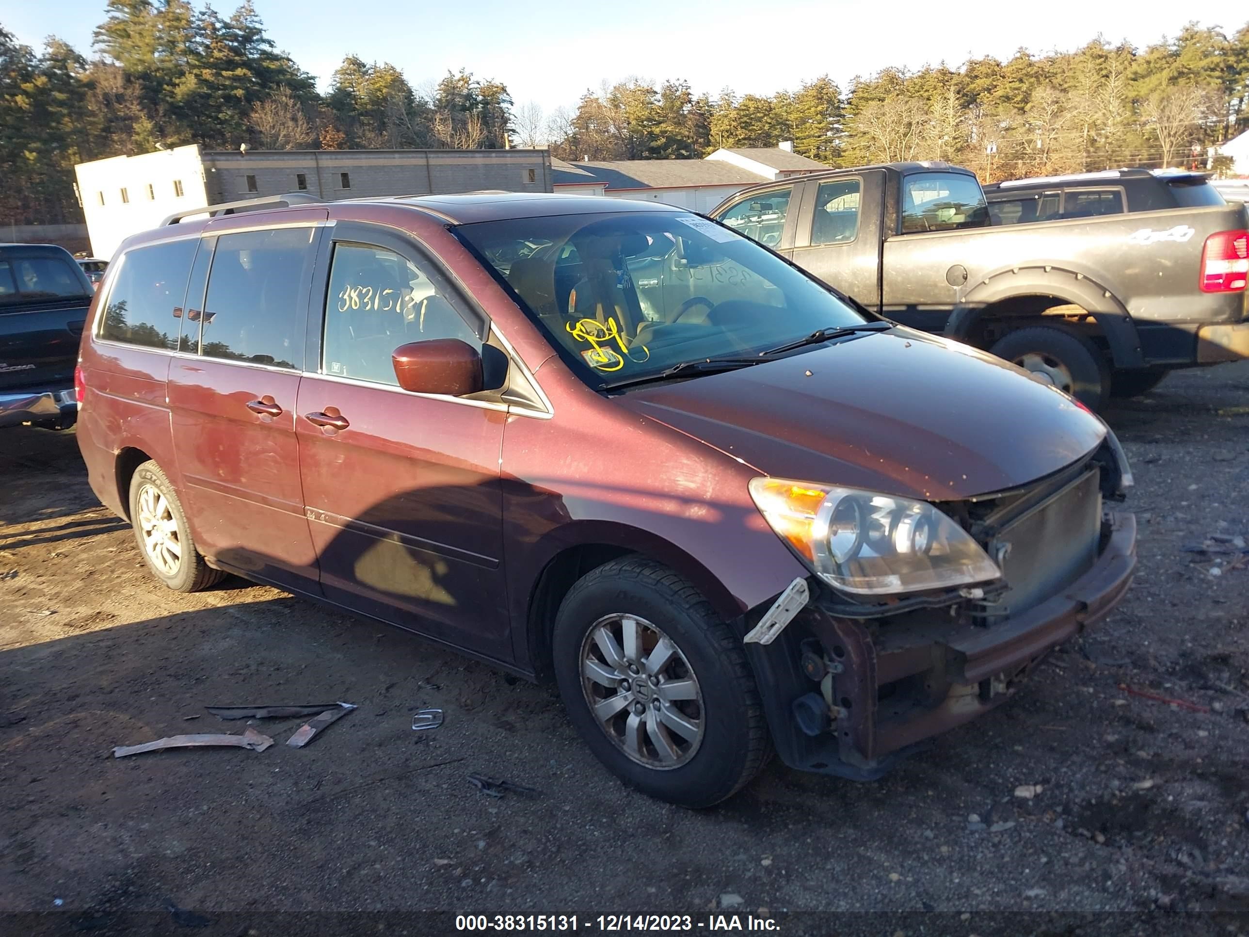 HONDA ODYSSEY 2008 5fnrl38718b090144