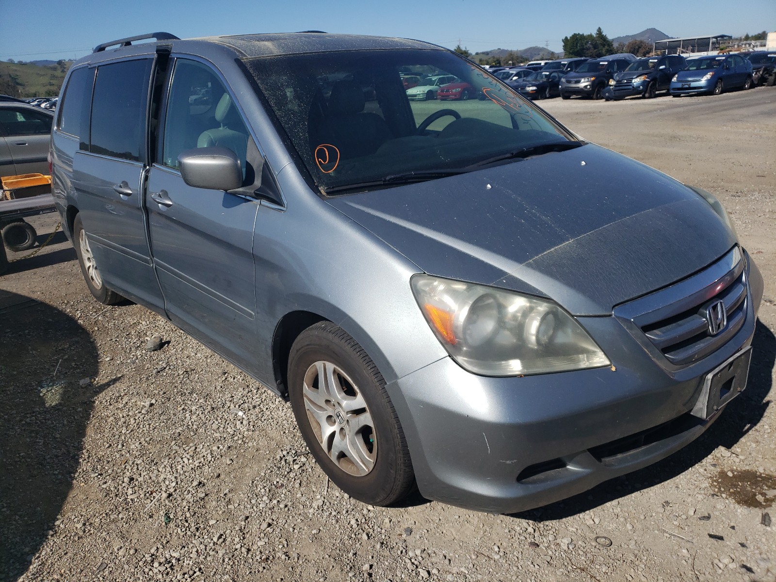 HONDA ODYSSEY EX 2005 5fnrl38725b053129