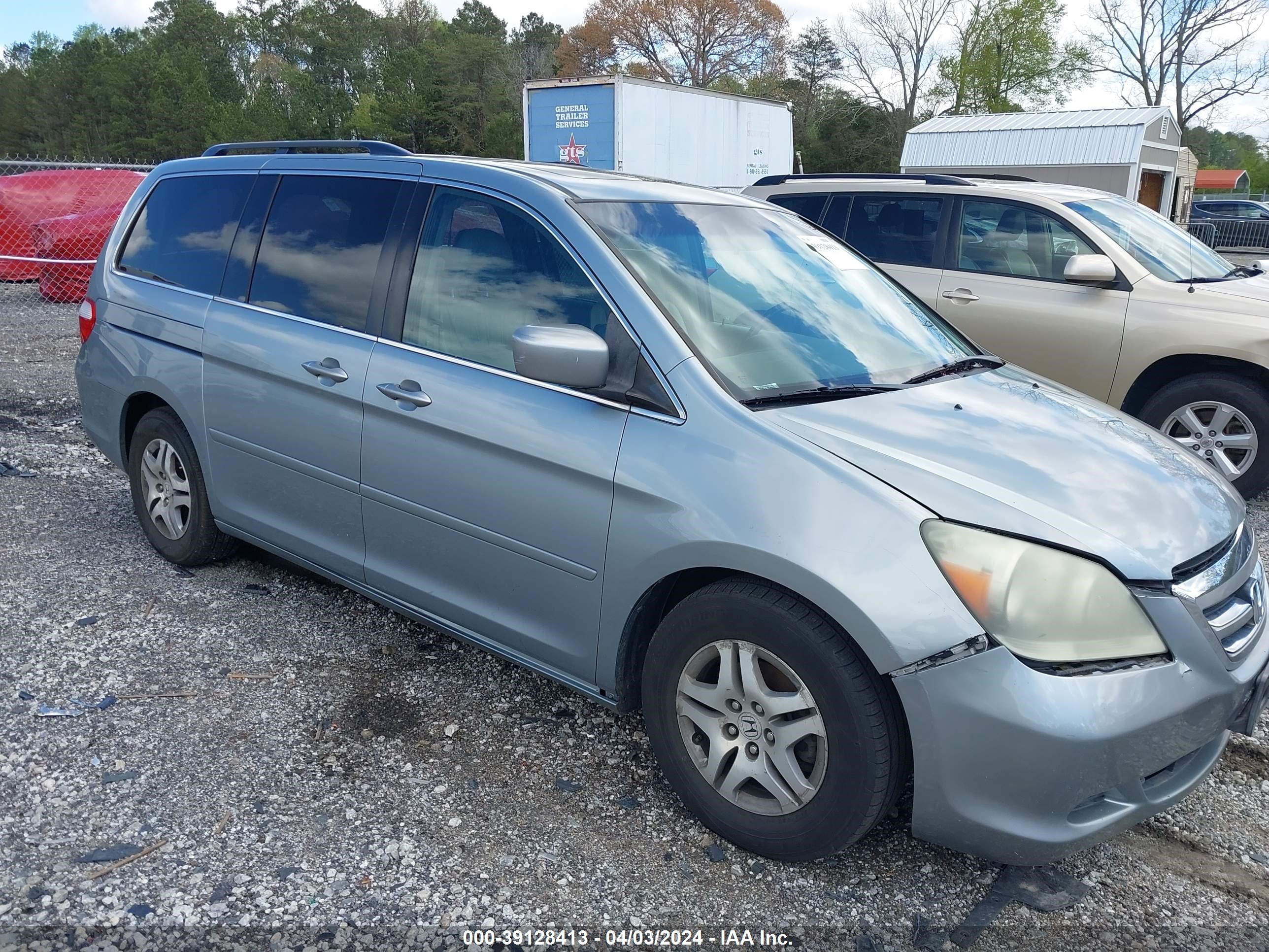 HONDA ODYSSEY 2007 5fnrl38727b043655