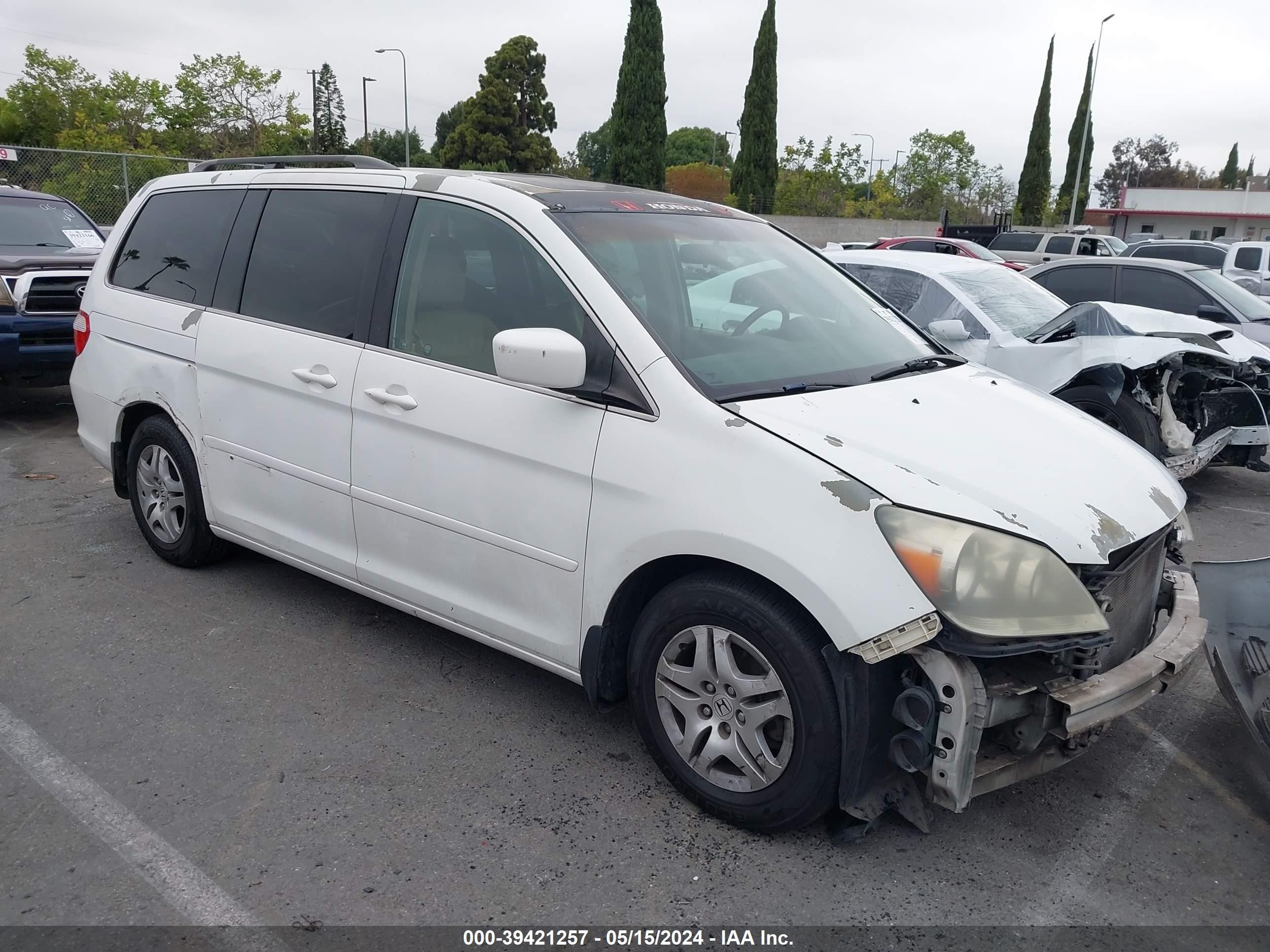 HONDA ODYSSEY 2007 5fnrl38727b061881