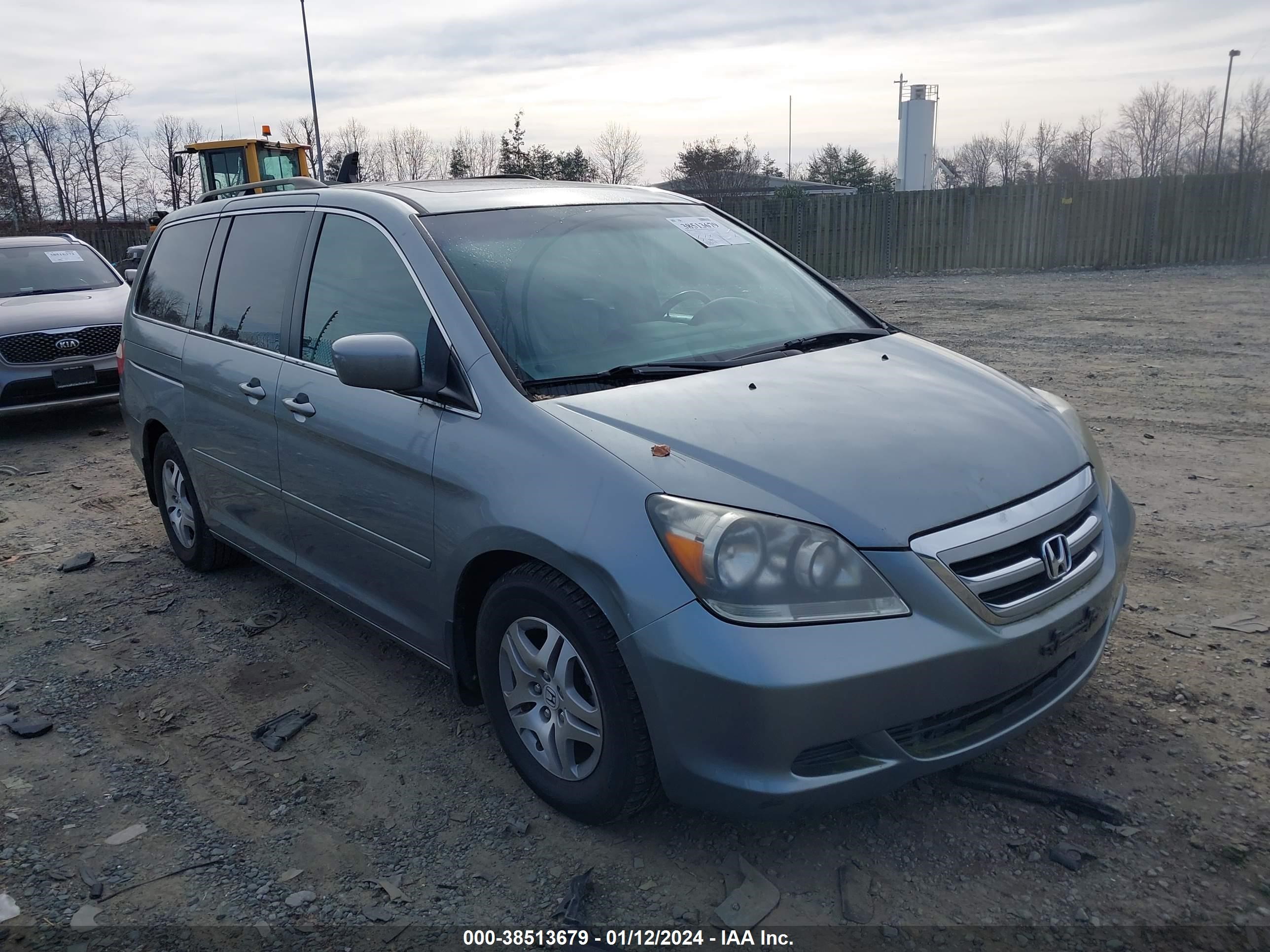 HONDA ODYSSEY 2007 5fnrl38727b065414